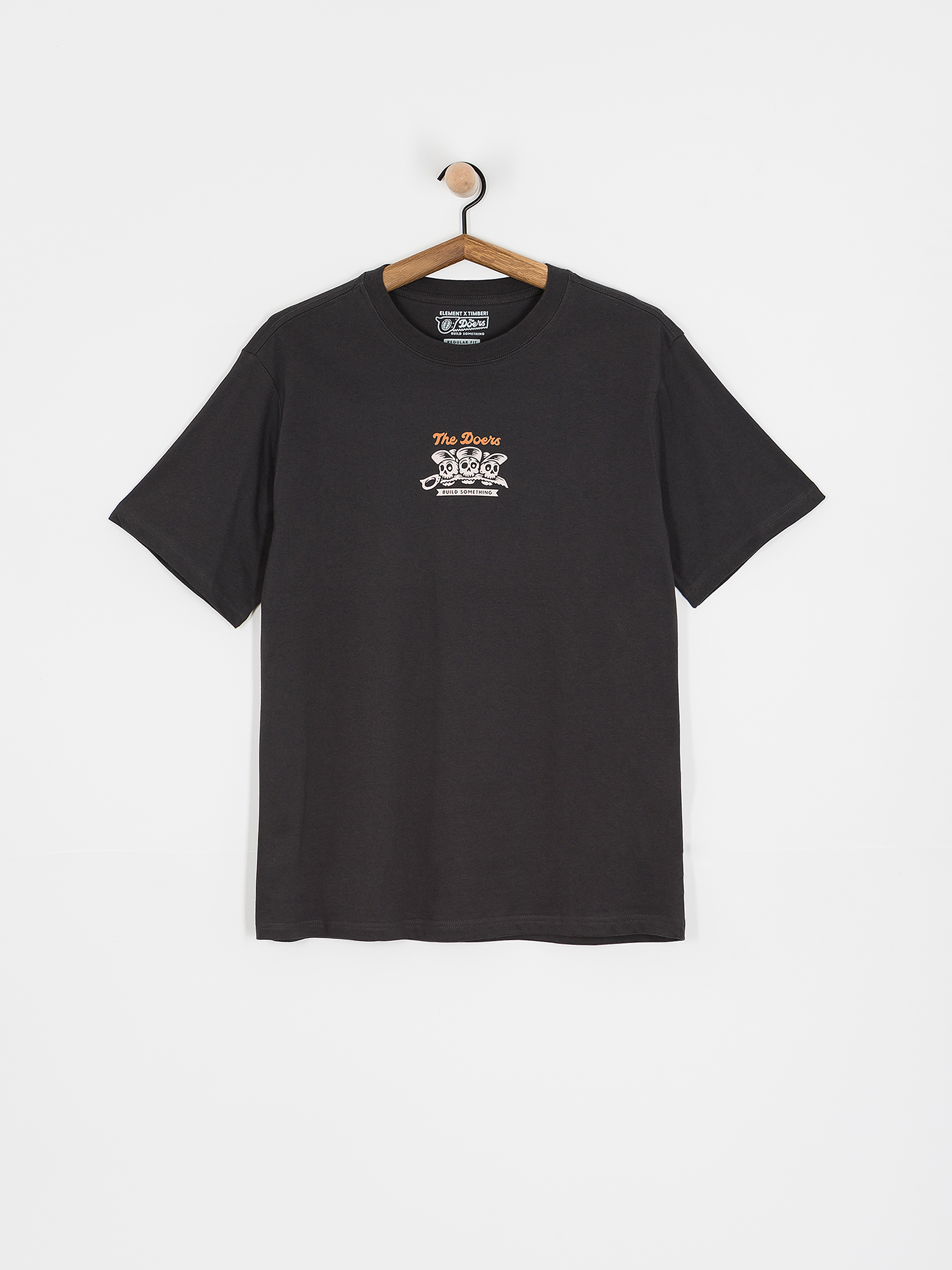 Tricou Element Timber Skeleton Gang (off black)