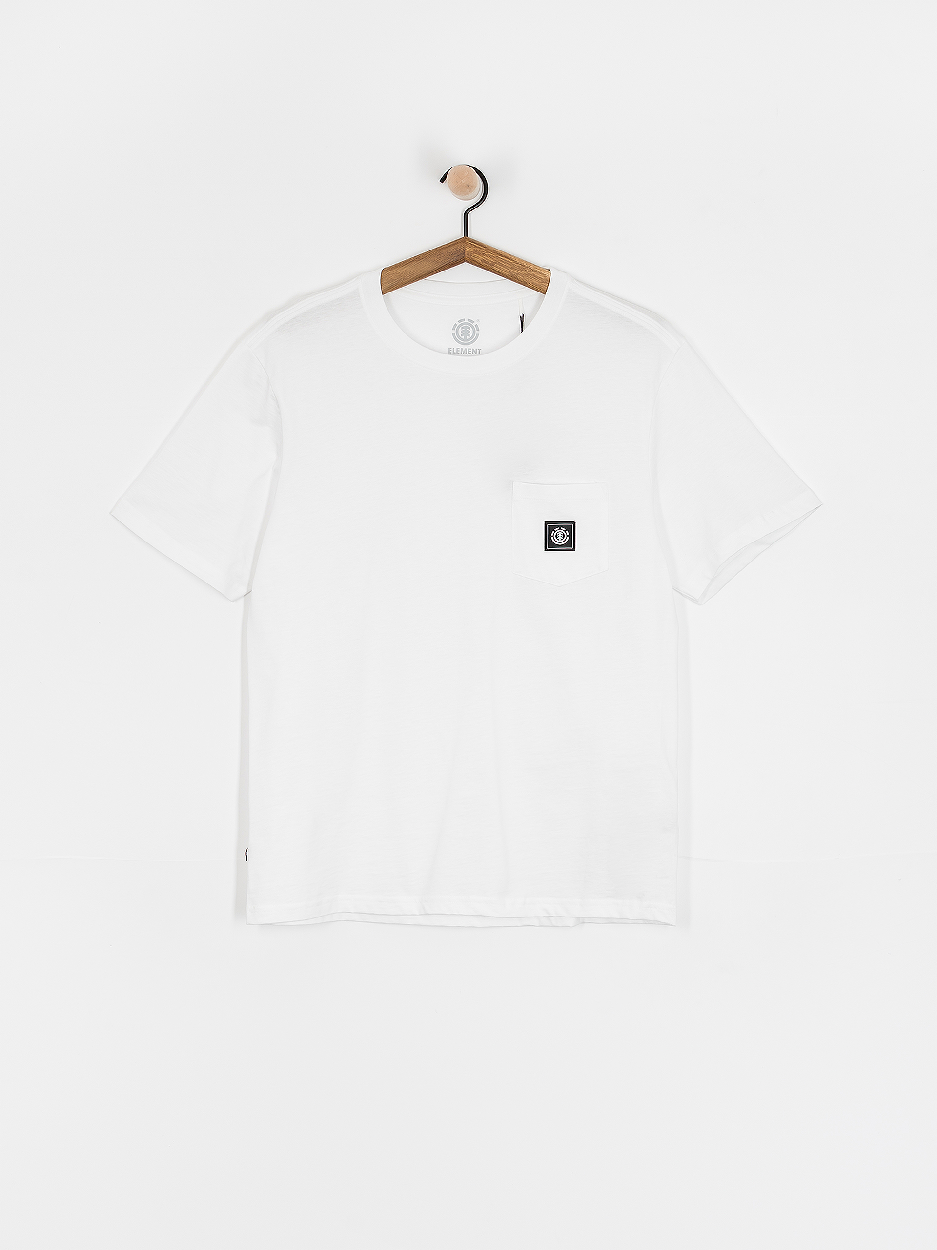 Tricou Element Basic Pocket Label (optic white)