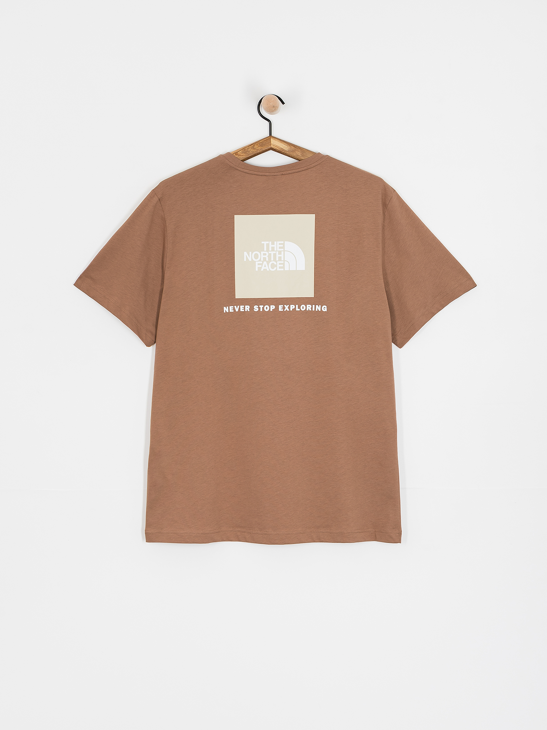 Tricou The North Face Box Nse (latte/gravel)