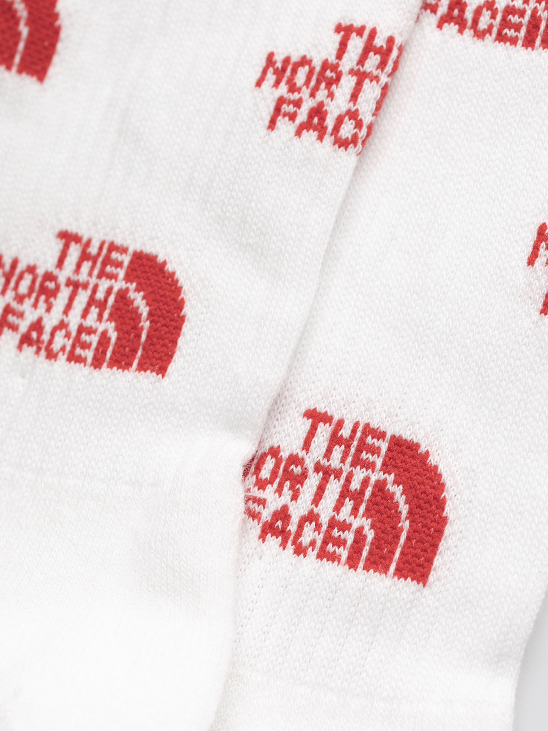 Șosete The North Face Everyday Crew Logo 2P (tnf whte/tnf red/tnf black)