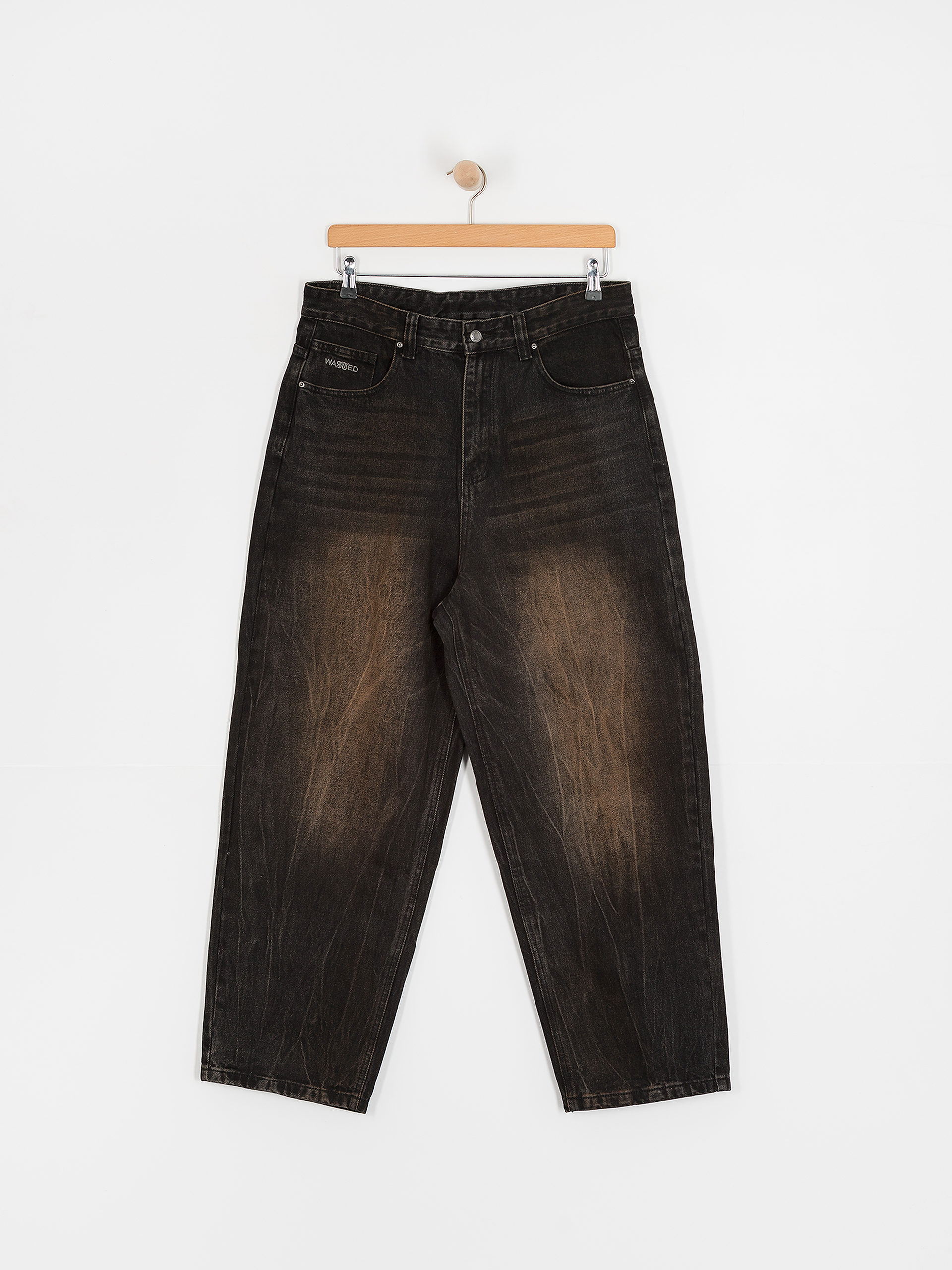 Pantaloni Wasted Paris Sandblast Casper (faded black)