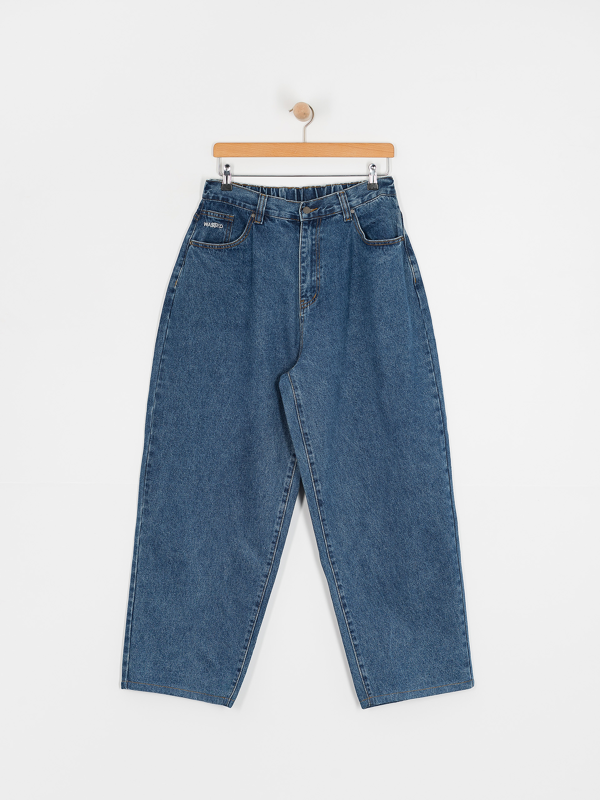 Pantaloni Wasted Paris Signature Rod (washed blue)