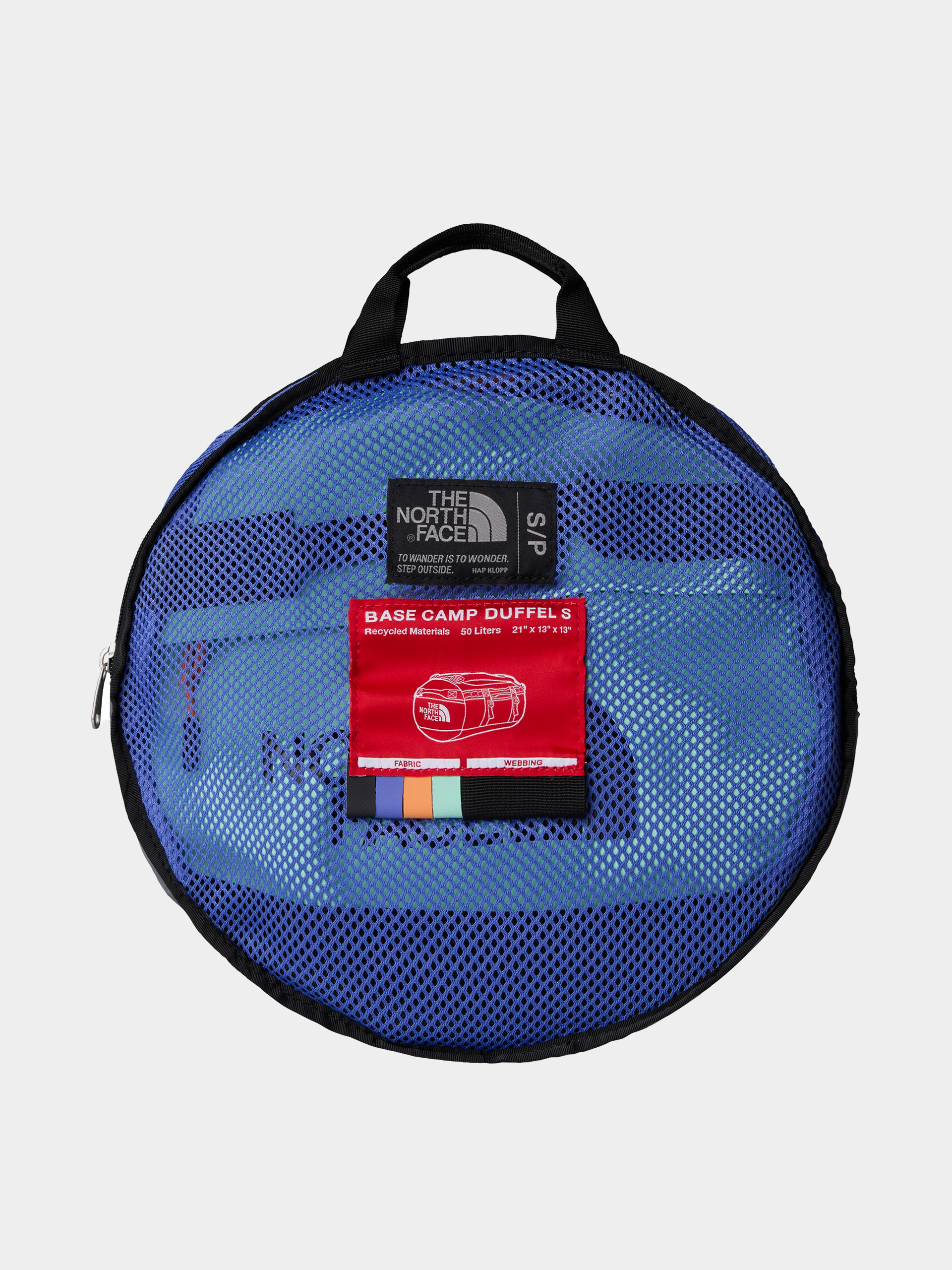 Geantă The North Face Base Camp Duffel S (indigo plum/bright foam)
