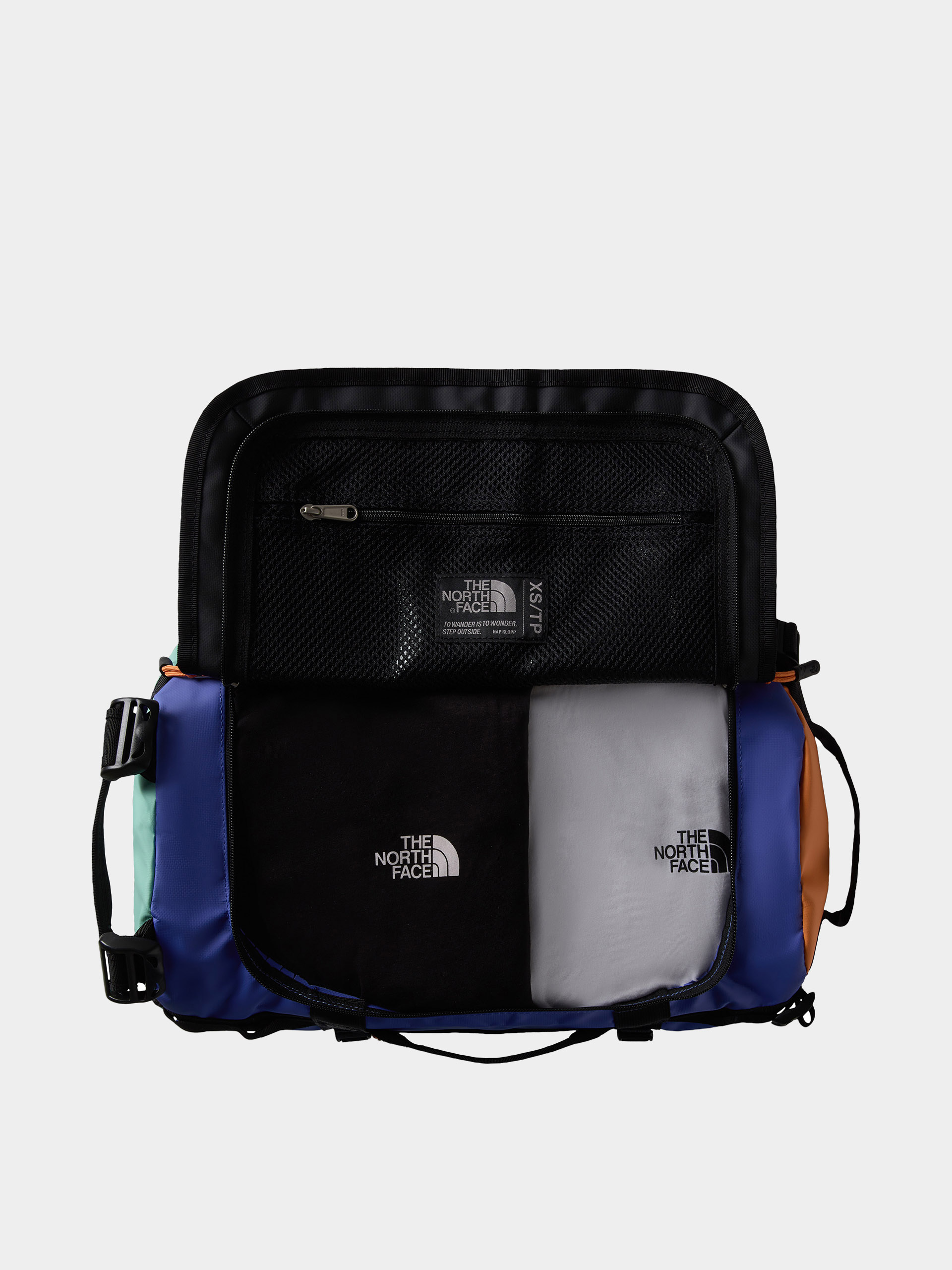 Geantă The North Face Base Camp Duffel XS (indigo plum/bright foam)