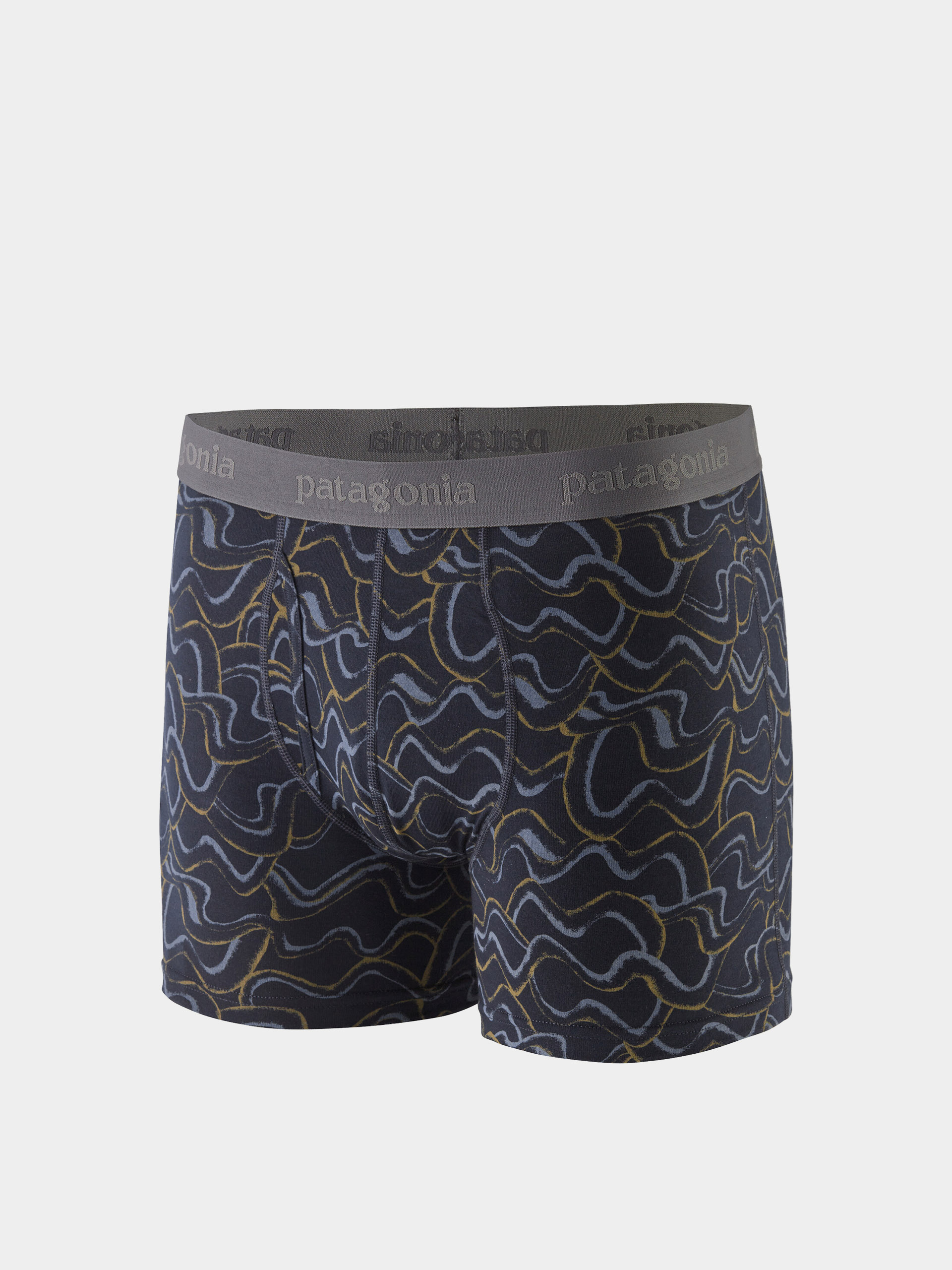 Lenjerie de corp Patagonia Essential Boxer Briefs 3in (small currents/pitch blue)