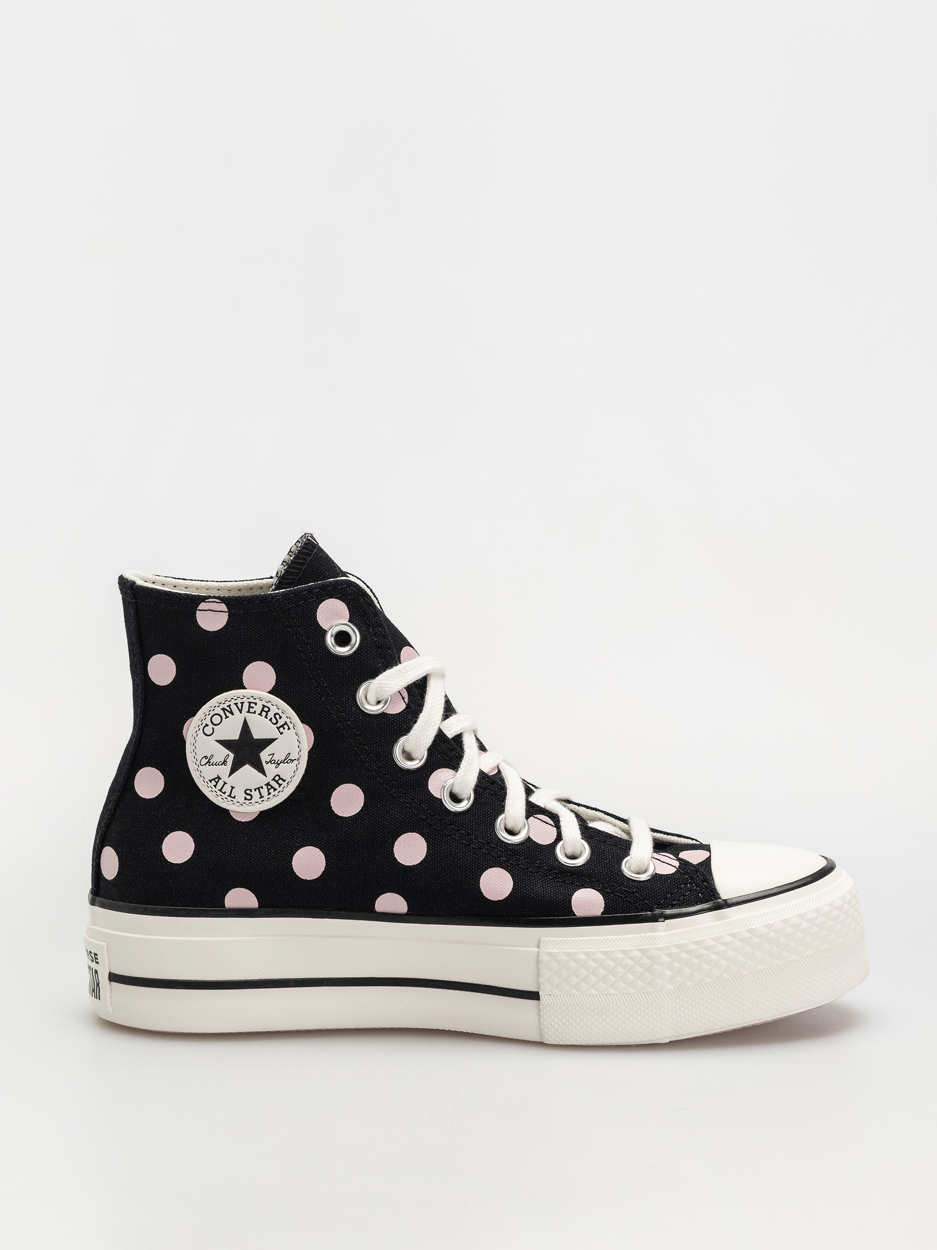 Teniși Converse Chuck Taylor All Star Lift Hi Wmn (black/summit pink/egret)