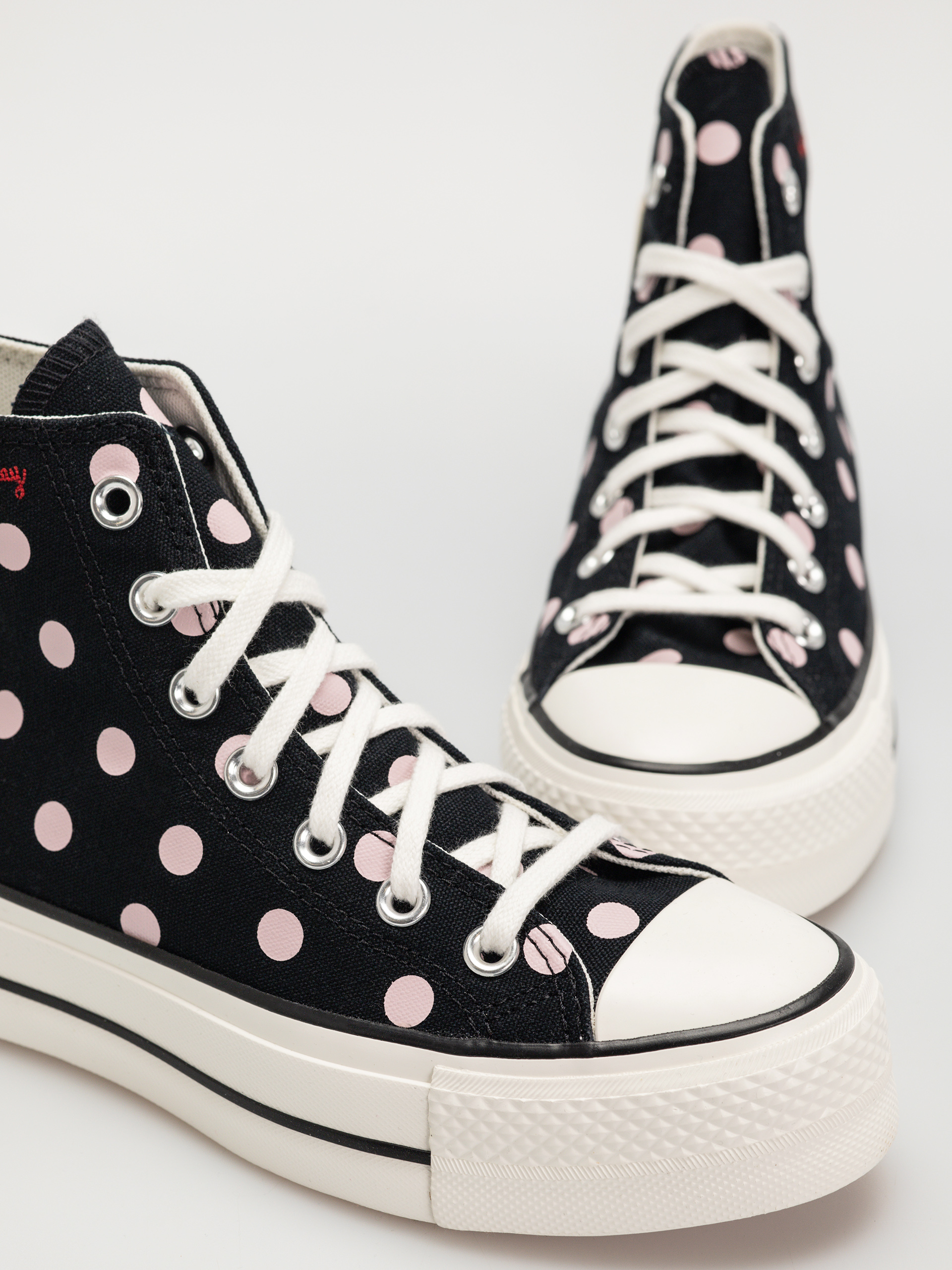 Teniși Converse Chuck Taylor All Star Lift Hi Wmn (black/summit pink/egret)