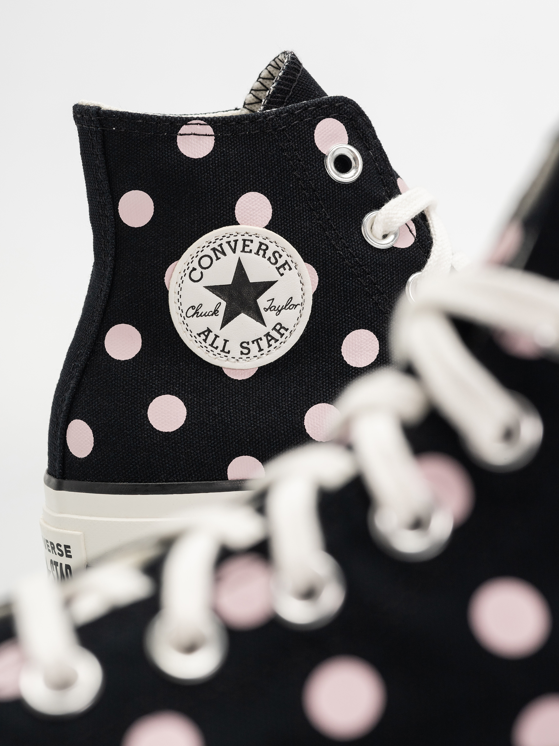 Teniși Converse Chuck Taylor All Star Lift Hi Wmn (black/summit pink/egret)