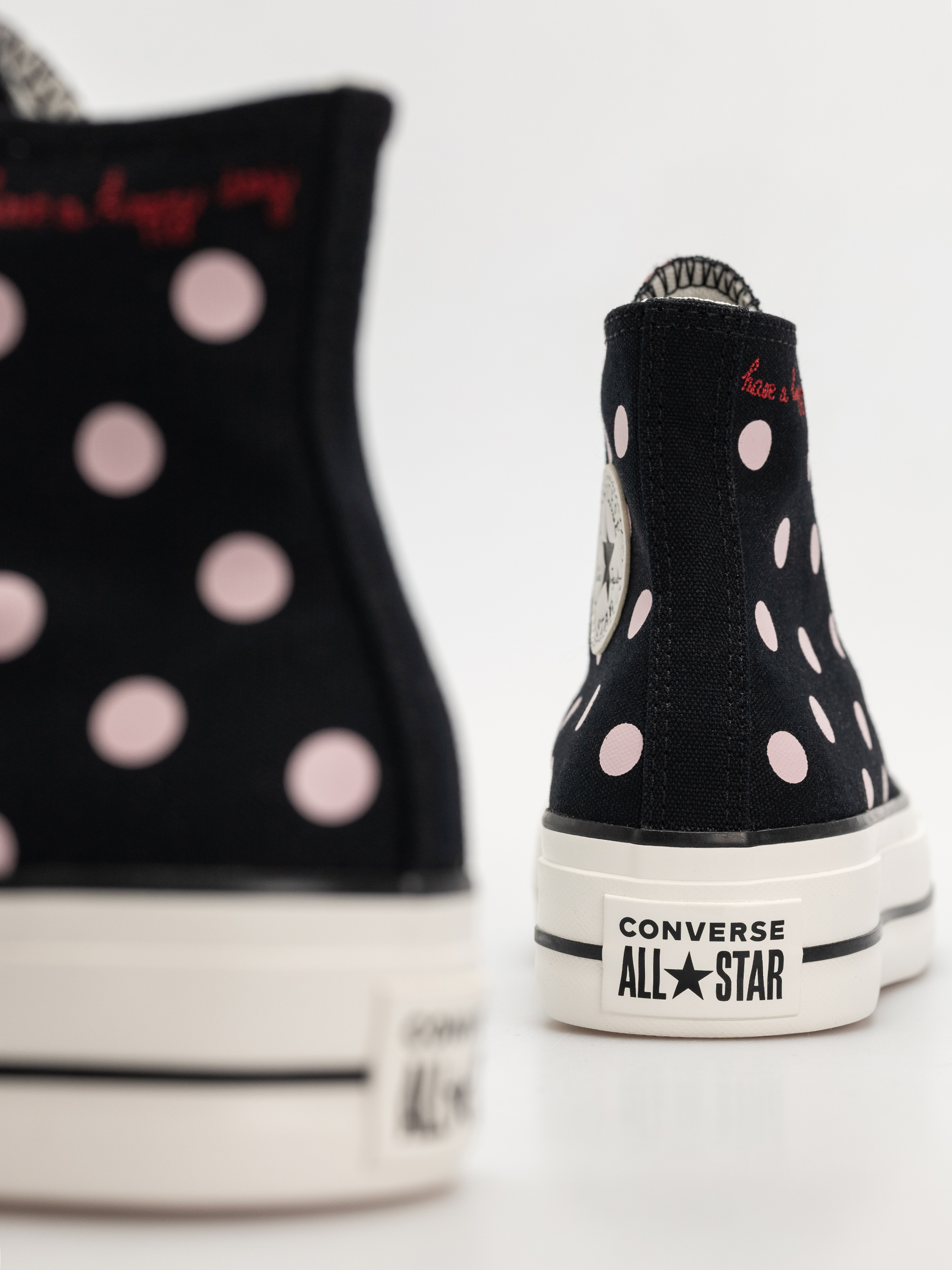Teniși Converse Chuck Taylor All Star Lift Hi Wmn (black/summit pink/egret)