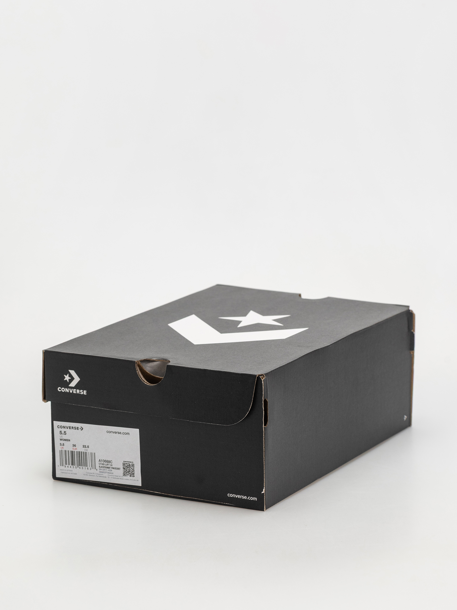 Teniși Converse Chuck Taylor All Star Lift Hi Wmn (black/summit pink/egret)