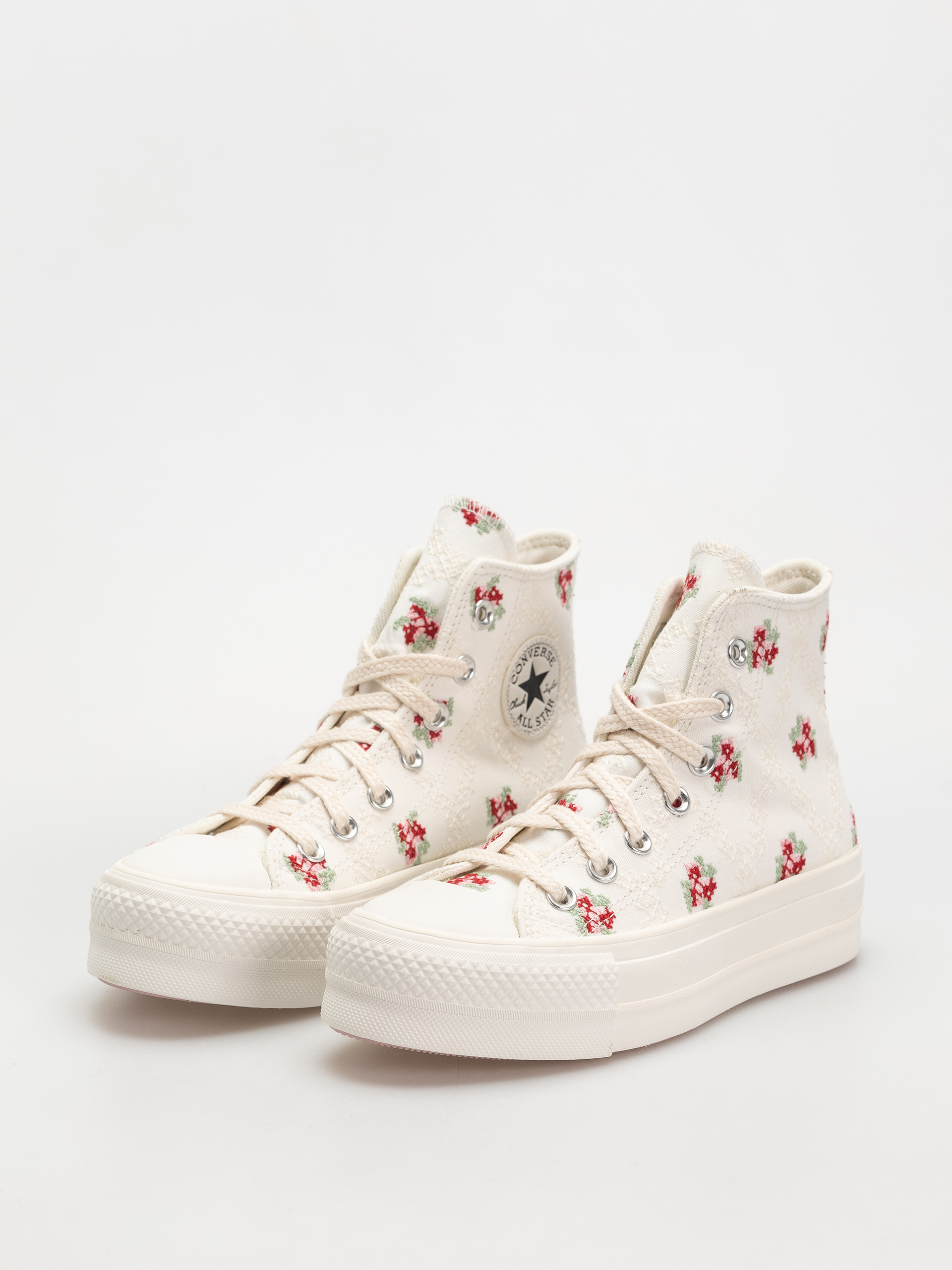 Teniși Converse Chuck Taylor All Star Lift Hi Wmn (vintage white/horizon pink)