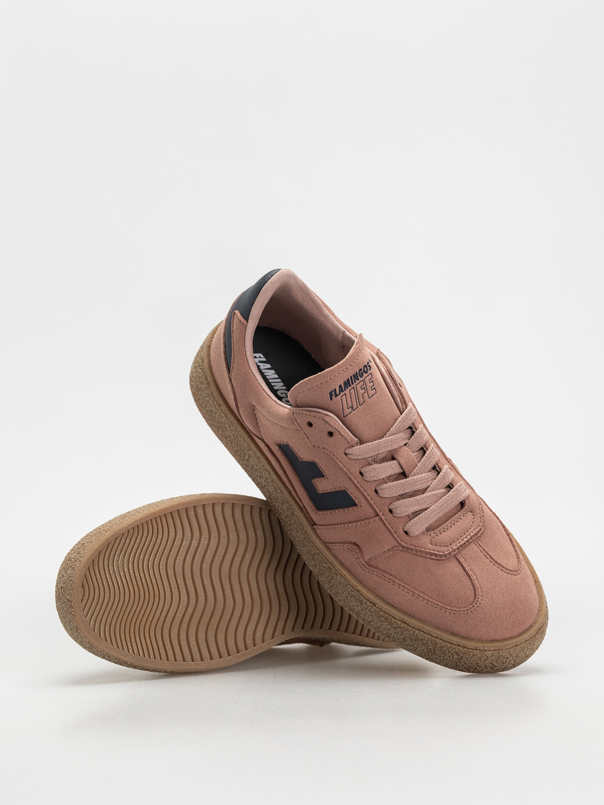 Pantofi Flamingos Life Burela Bold (blush suede)