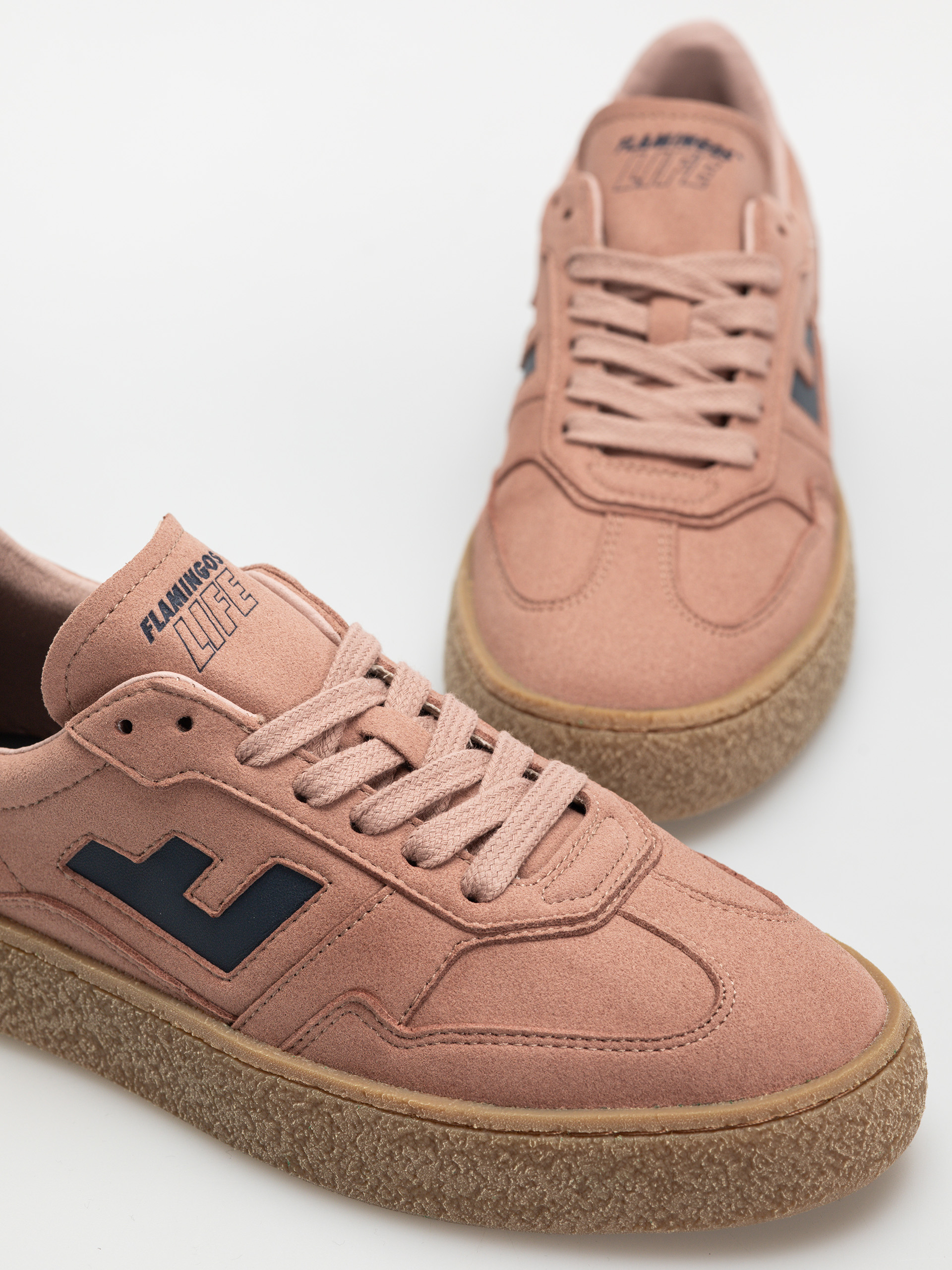 Pantofi Flamingos Life Burela Bold (blush suede)