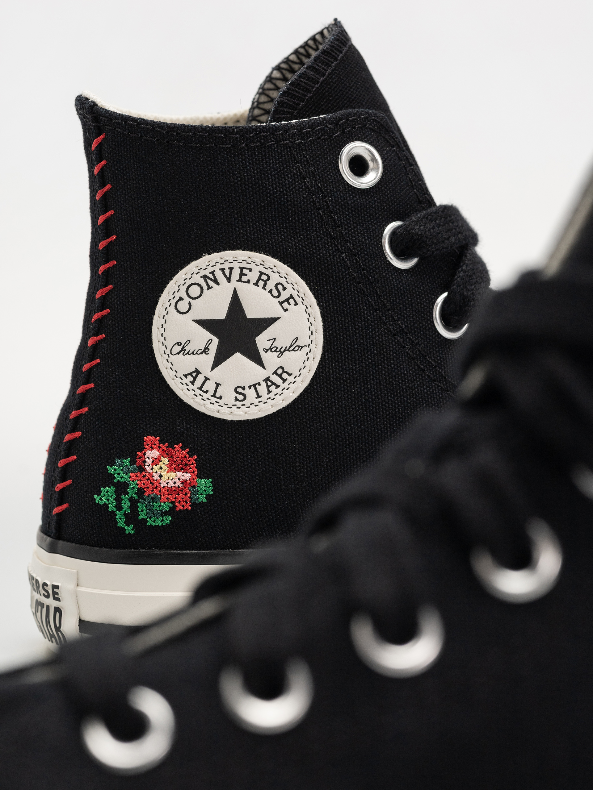 Teniși Converse Chuck Taylor All Star Hi Wmn (black/lt jellyfish jitter)