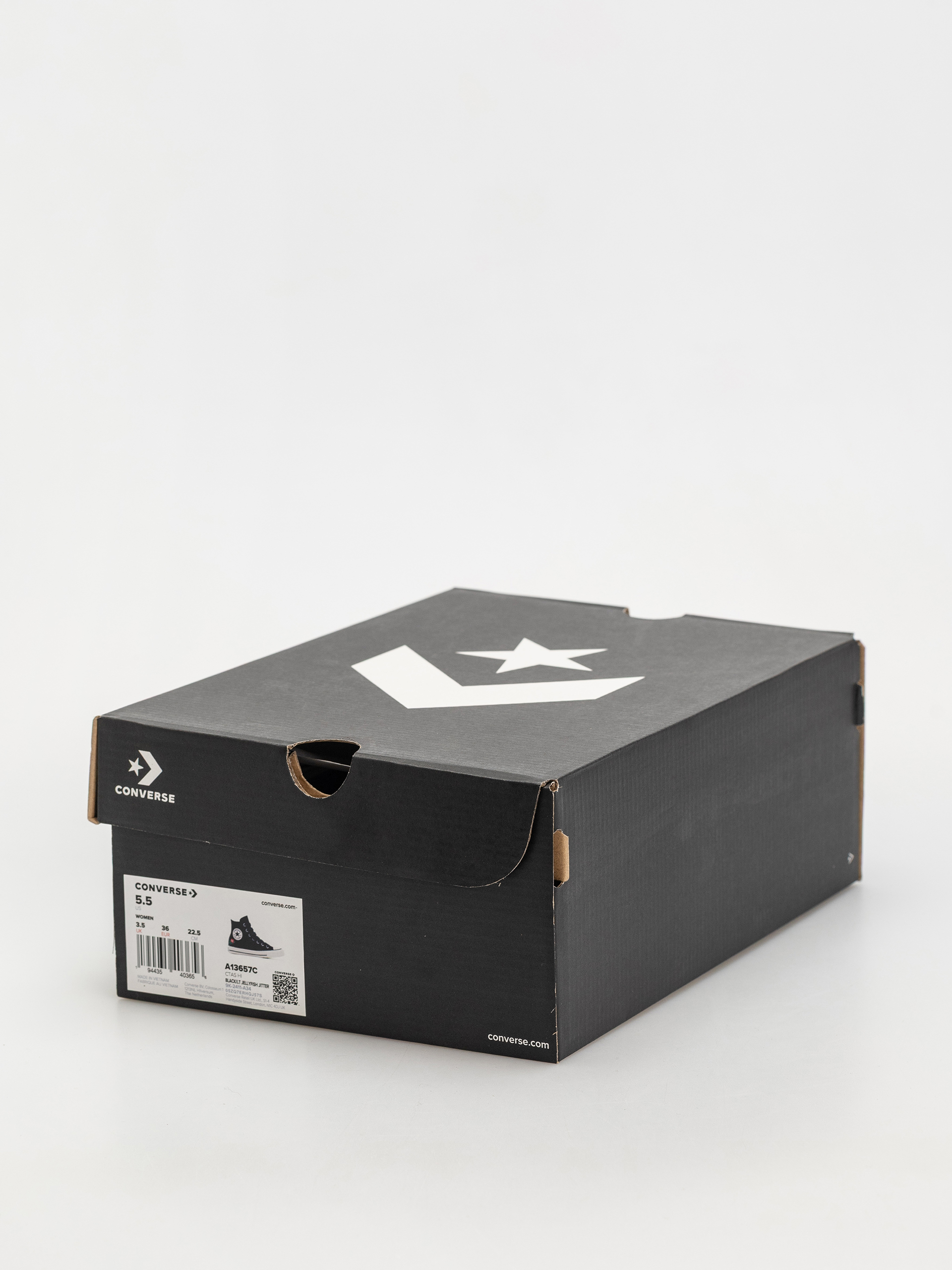 Teniși Converse Chuck Taylor All Star Hi Wmn (black/lt jellyfish jitter)