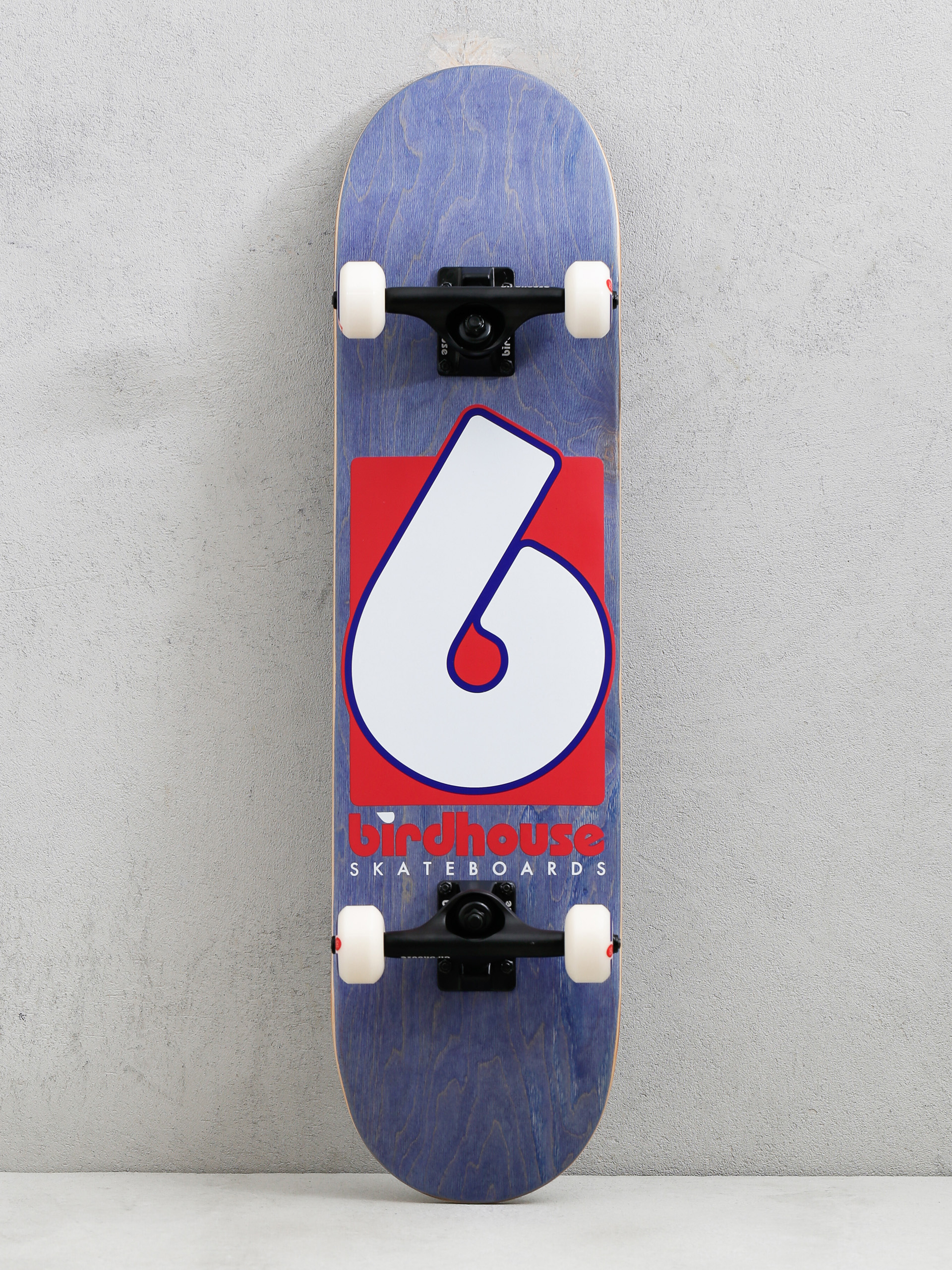 Skateboard Birdhouse B Logo (navy/red)