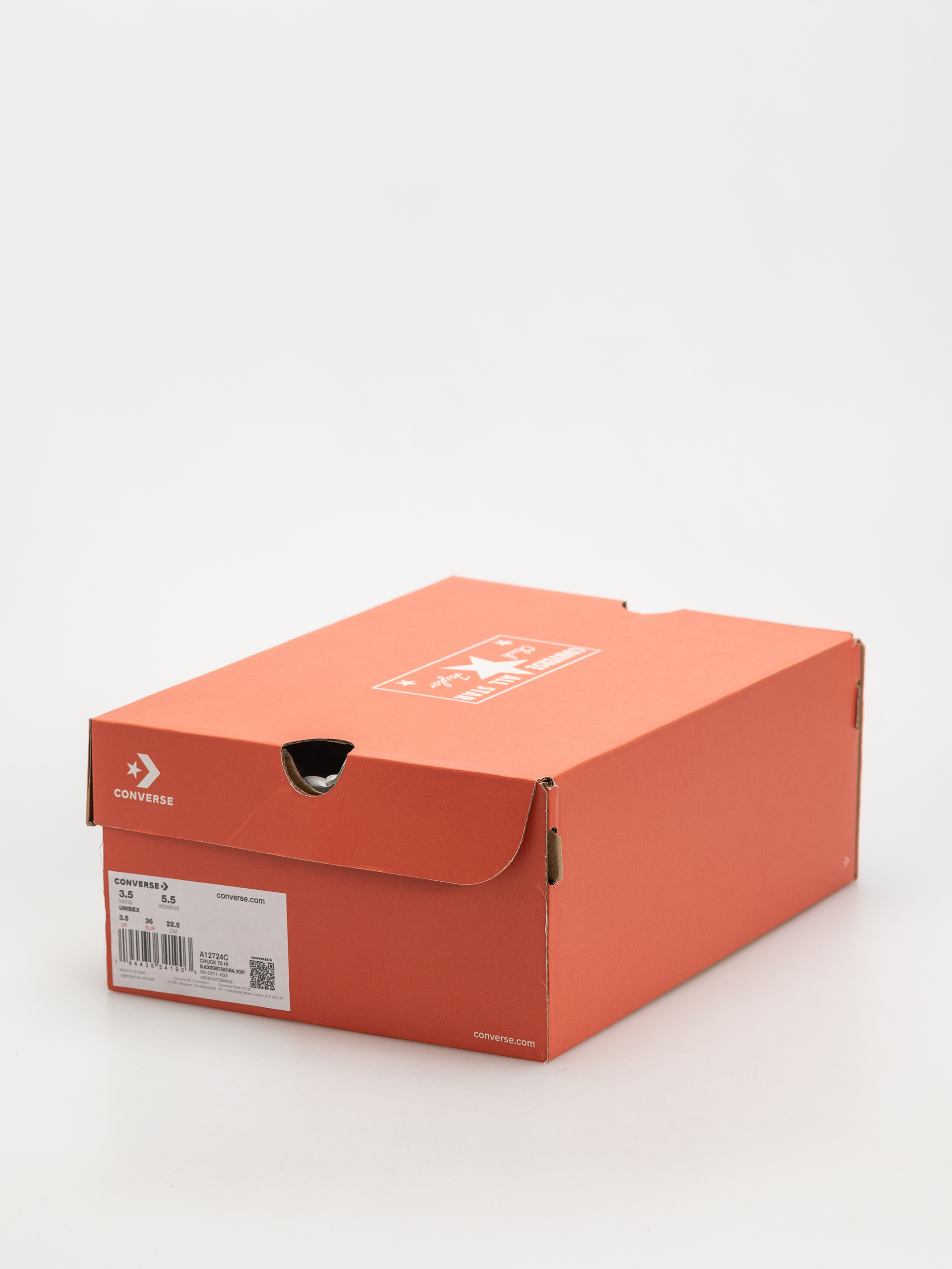 Teniși Converse Chuck 70 Hi (black/egret/natural ivory)