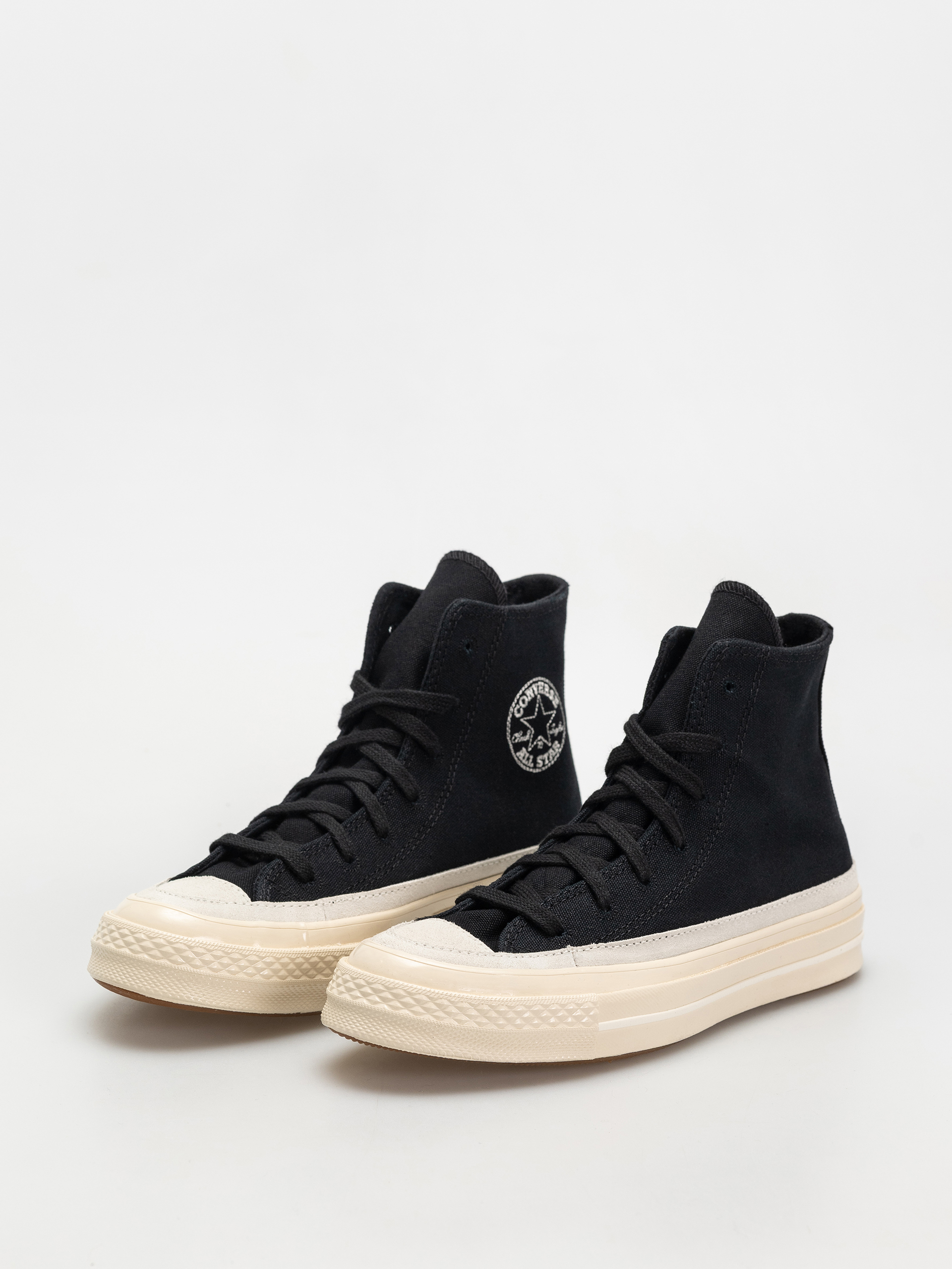 Teniși Converse Chuck 70 Hi (black/egret/natural ivory)