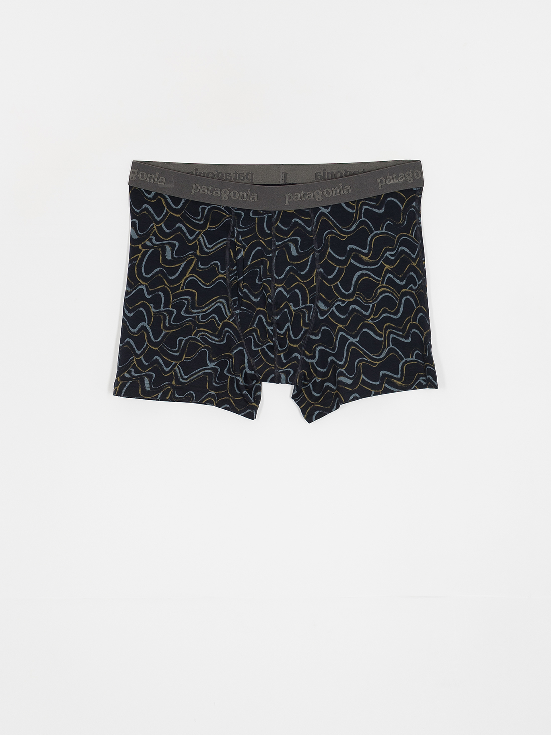 Lenjerie de corp Patagonia Essential Boxer Briefs 3in (small currents/pitch blue)