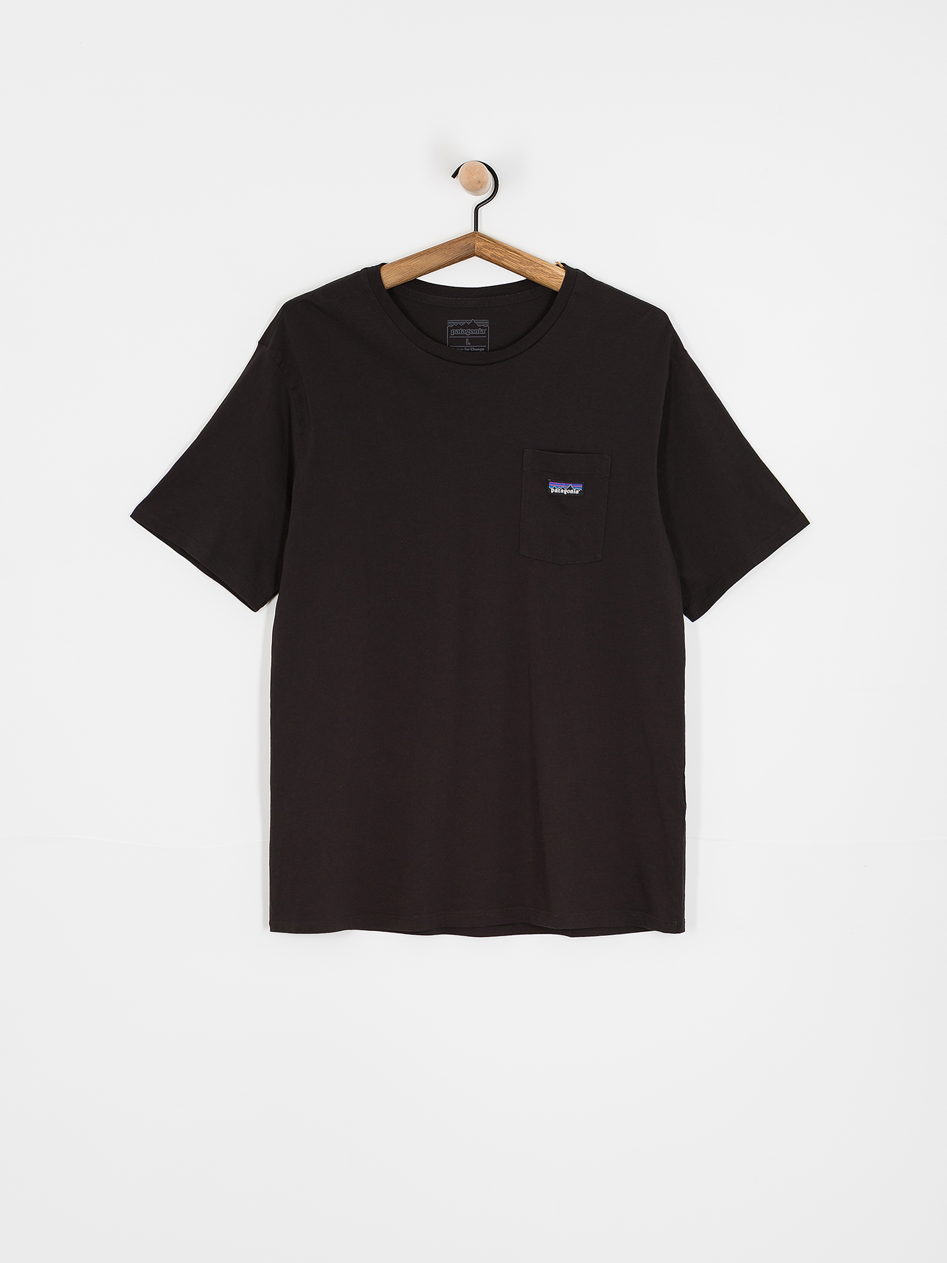 Tricou Patagonia Daily Pocket (black)