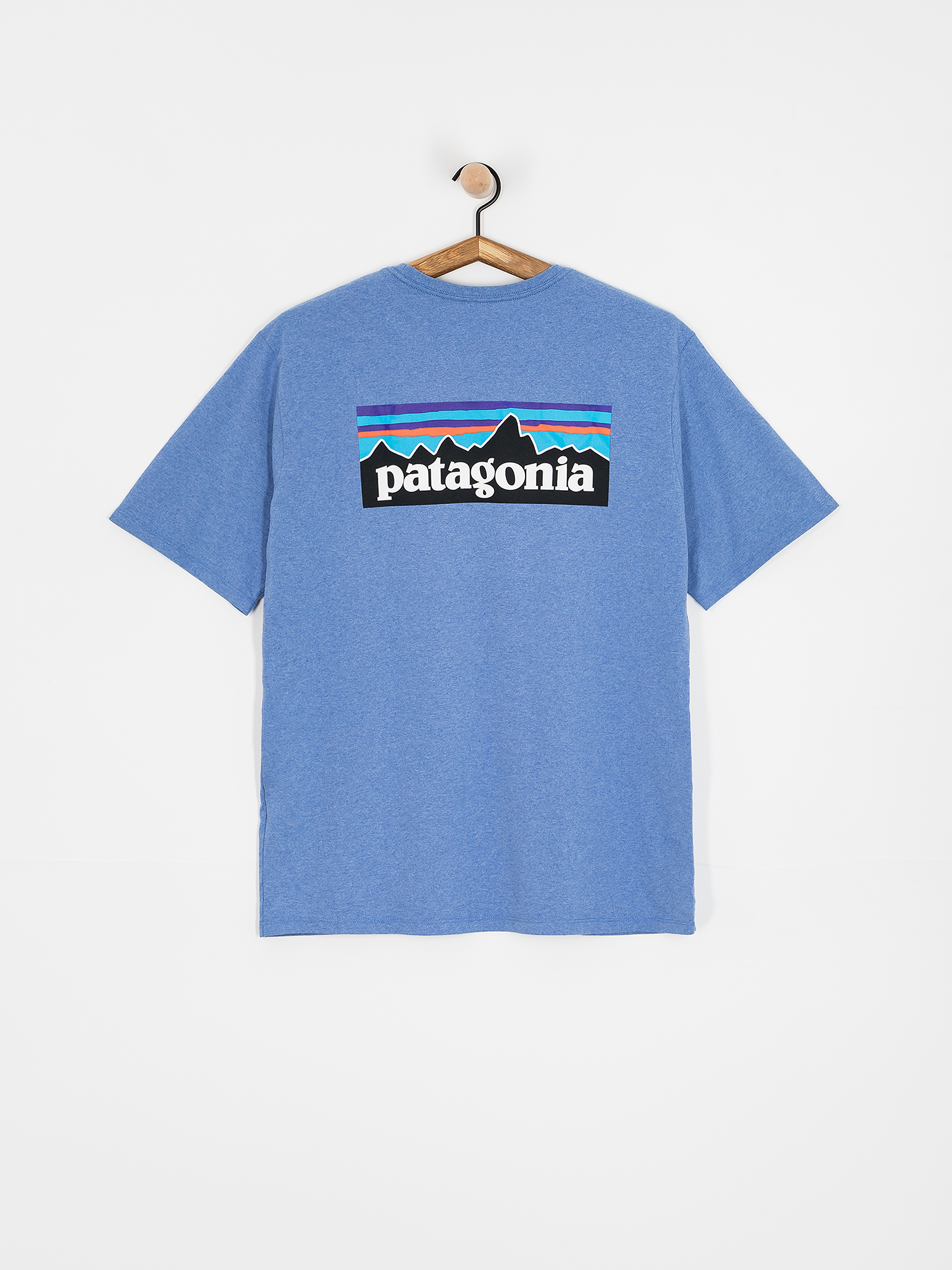 Tricou Patagonia P 6 Logo Responsibili (abundant blue)