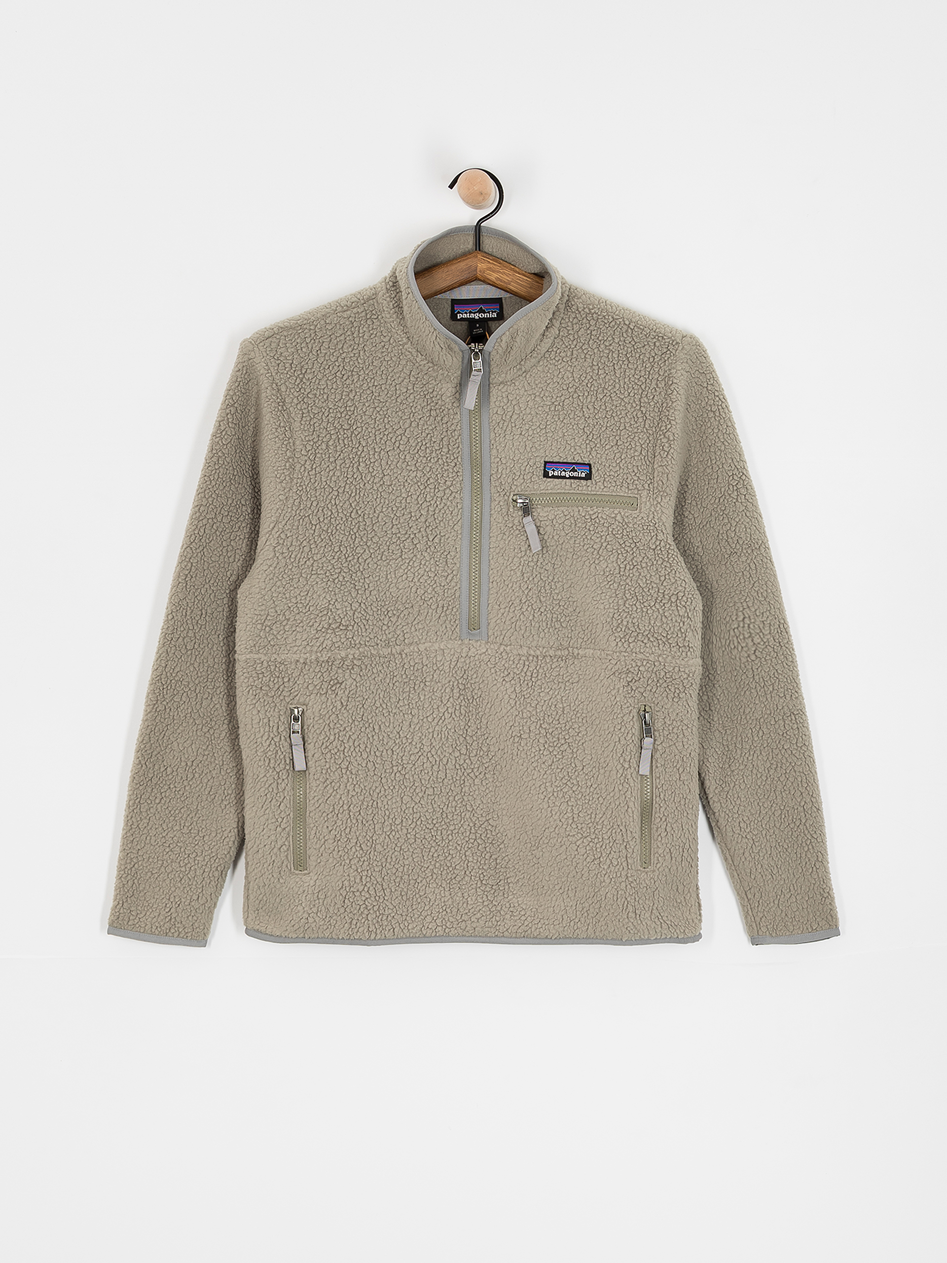 Pentru femei Hanorac din fleece Patagonia Retro Pile Marsupial (river rock green)