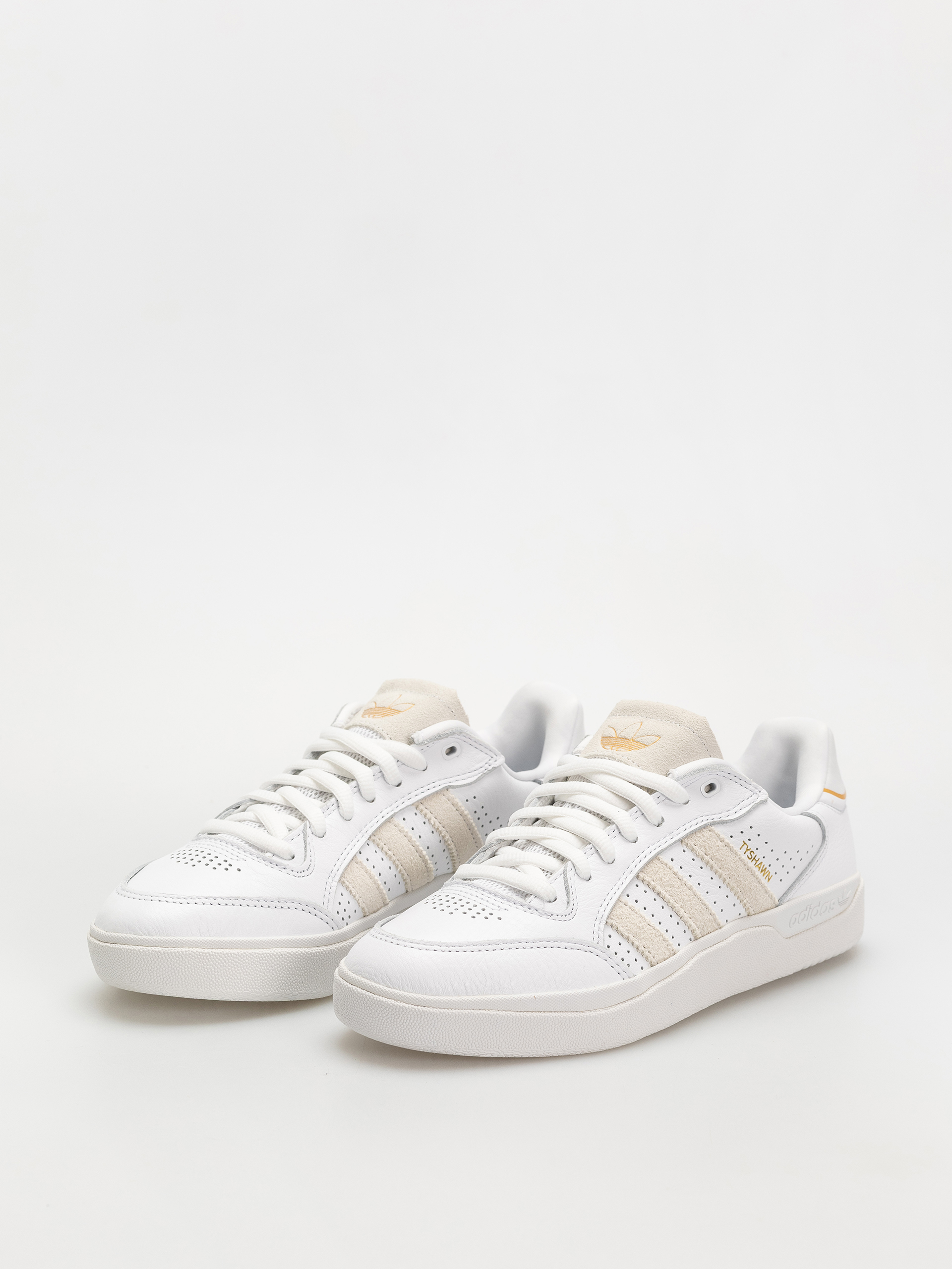 Pantofi adidas Tyshawn Low (ftwwht/ftwwht/goldmt)