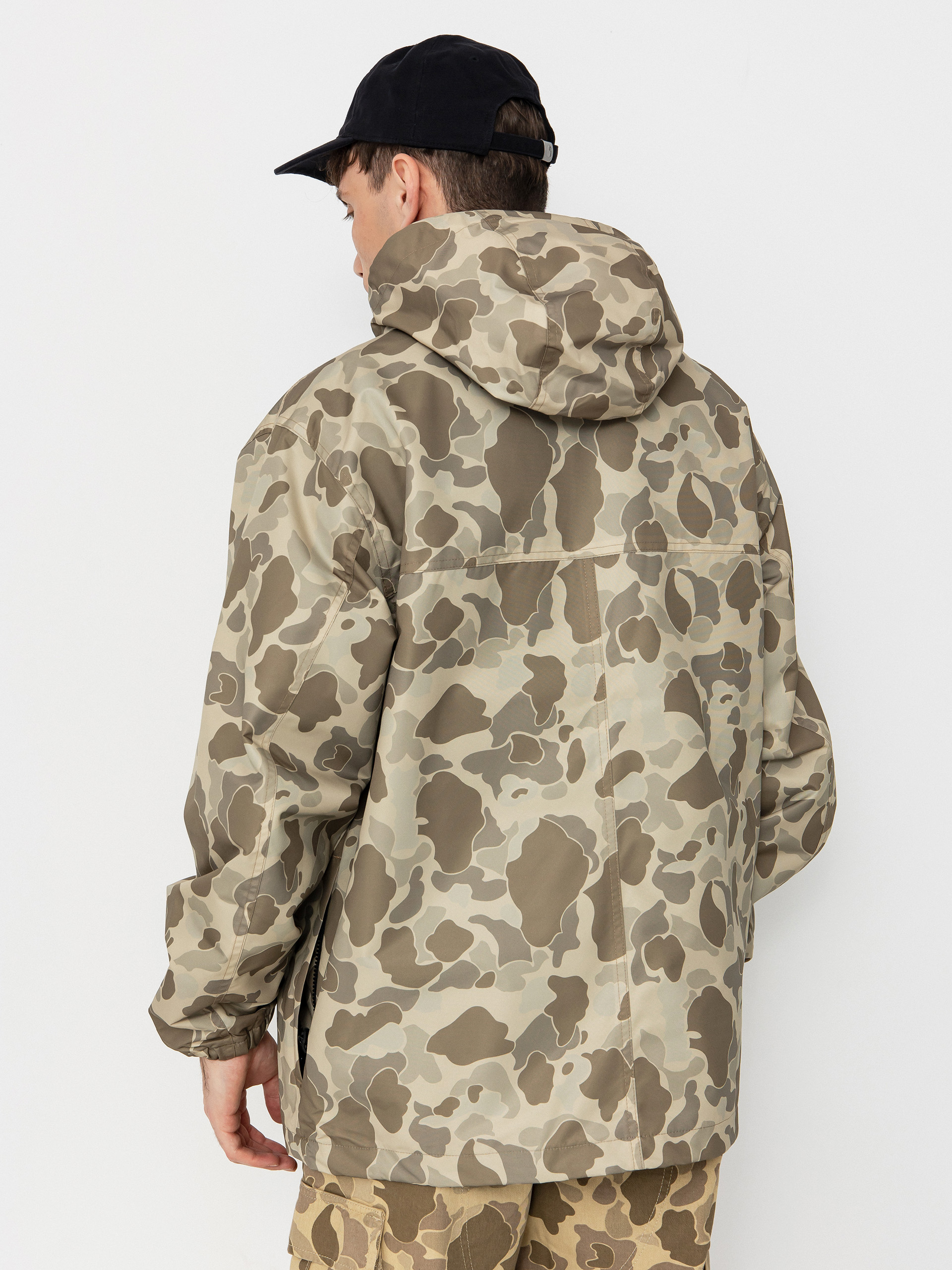 Geacă Carhartt WIP Windbreaker (camo duck/desert/black)