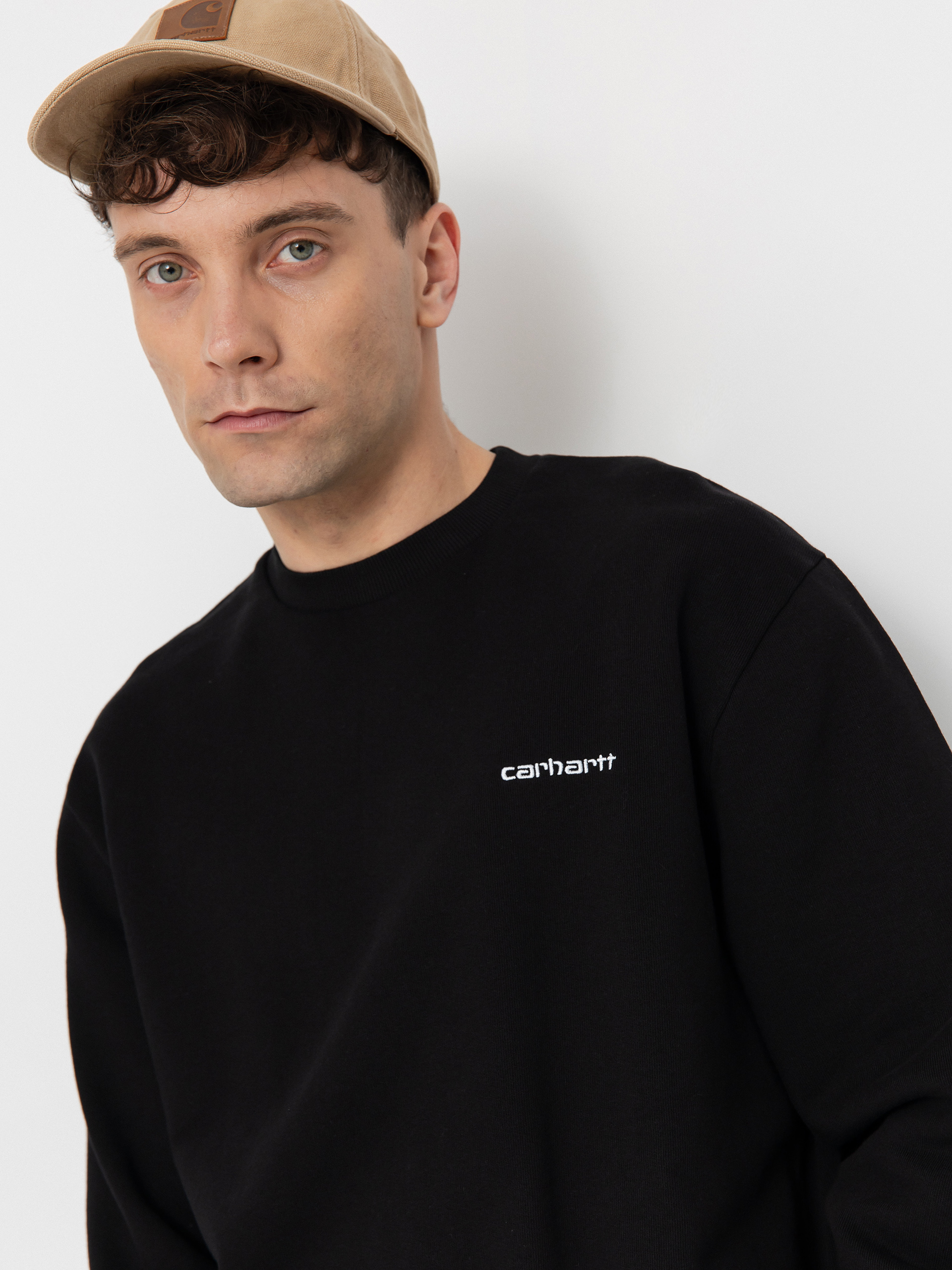 Hanorac Carhartt WIP Script Embroidery (black/white)