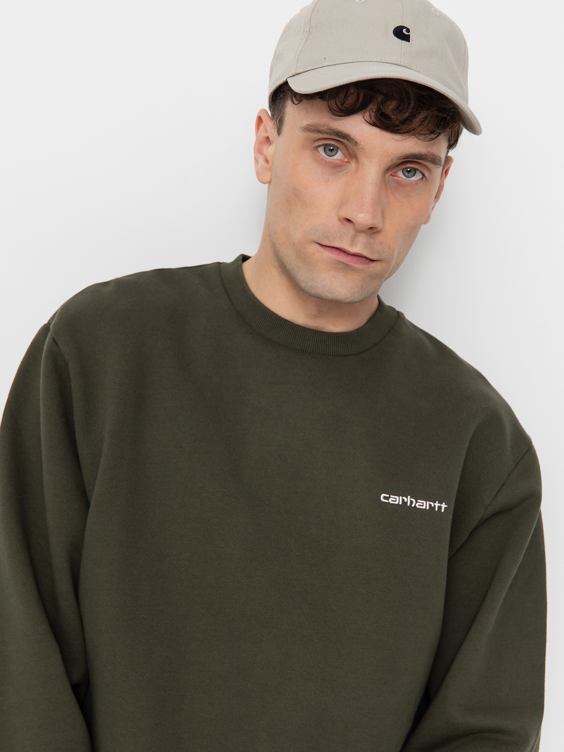 Hanorac Carhartt WIP Script Embroidery (turtle/air pink)