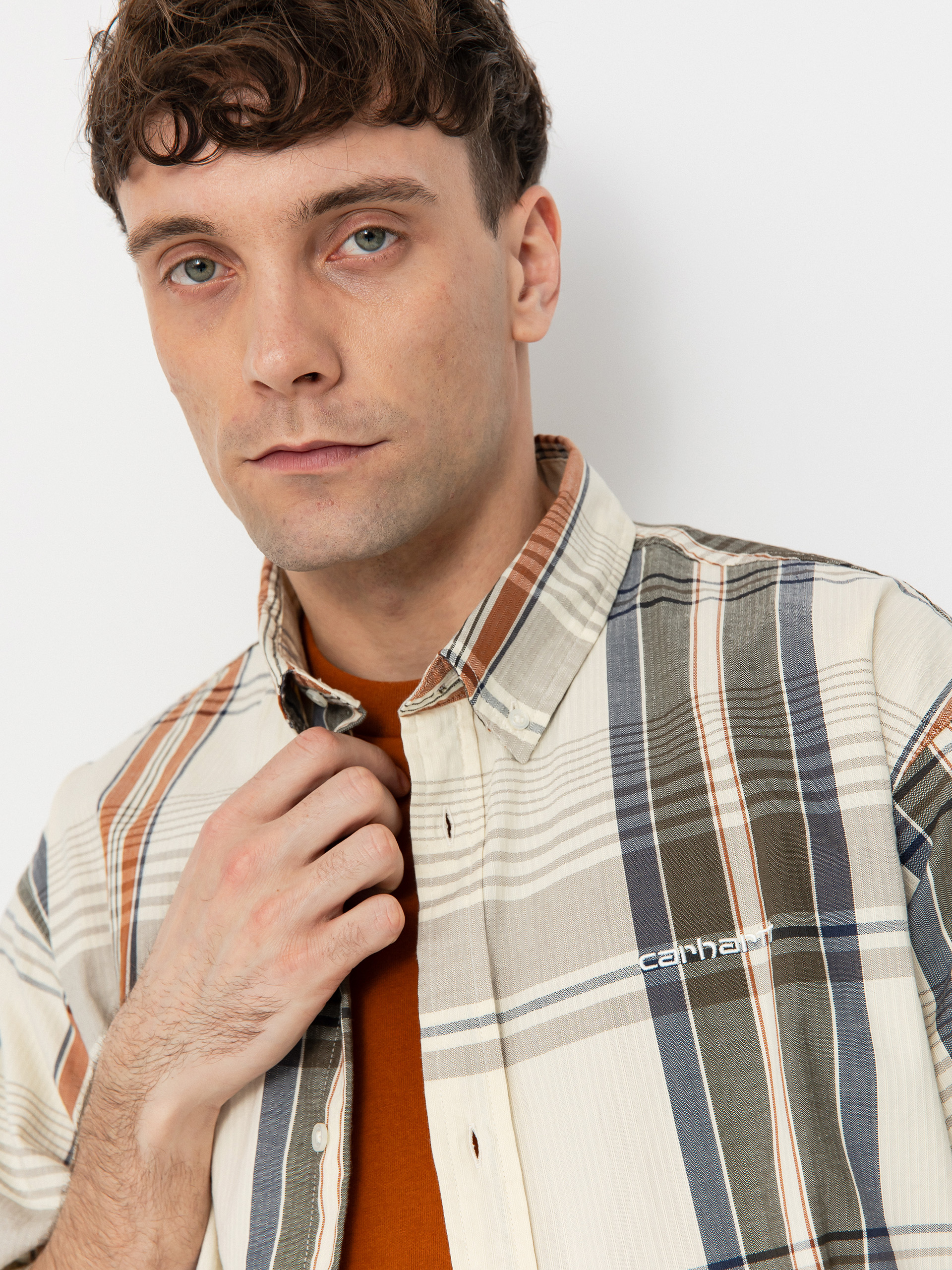 Cămașă Carhartt WIP Roslin (roslin check/natural/wax)