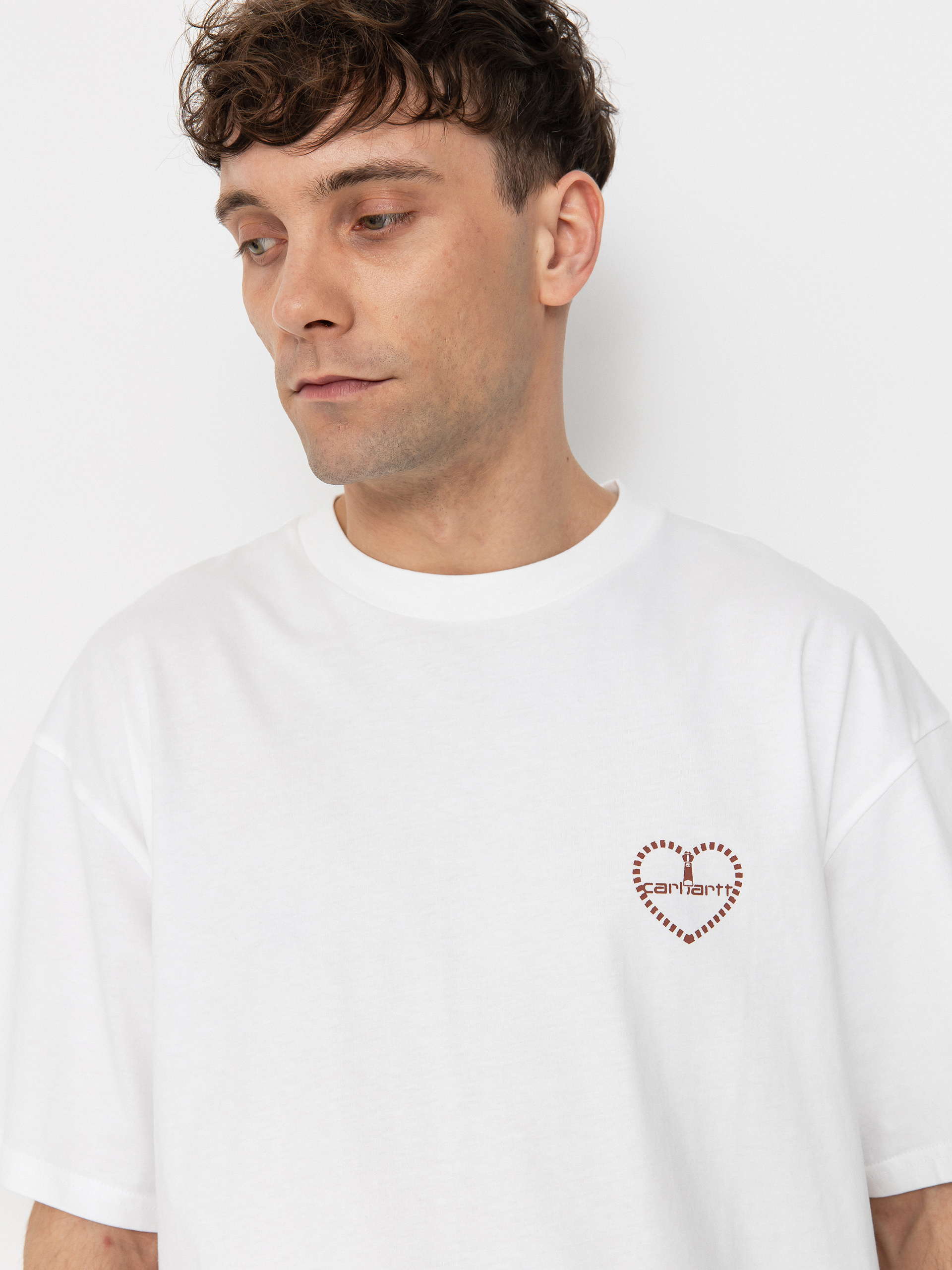 Tricou Carhartt WIP Furoshiki (white/red)