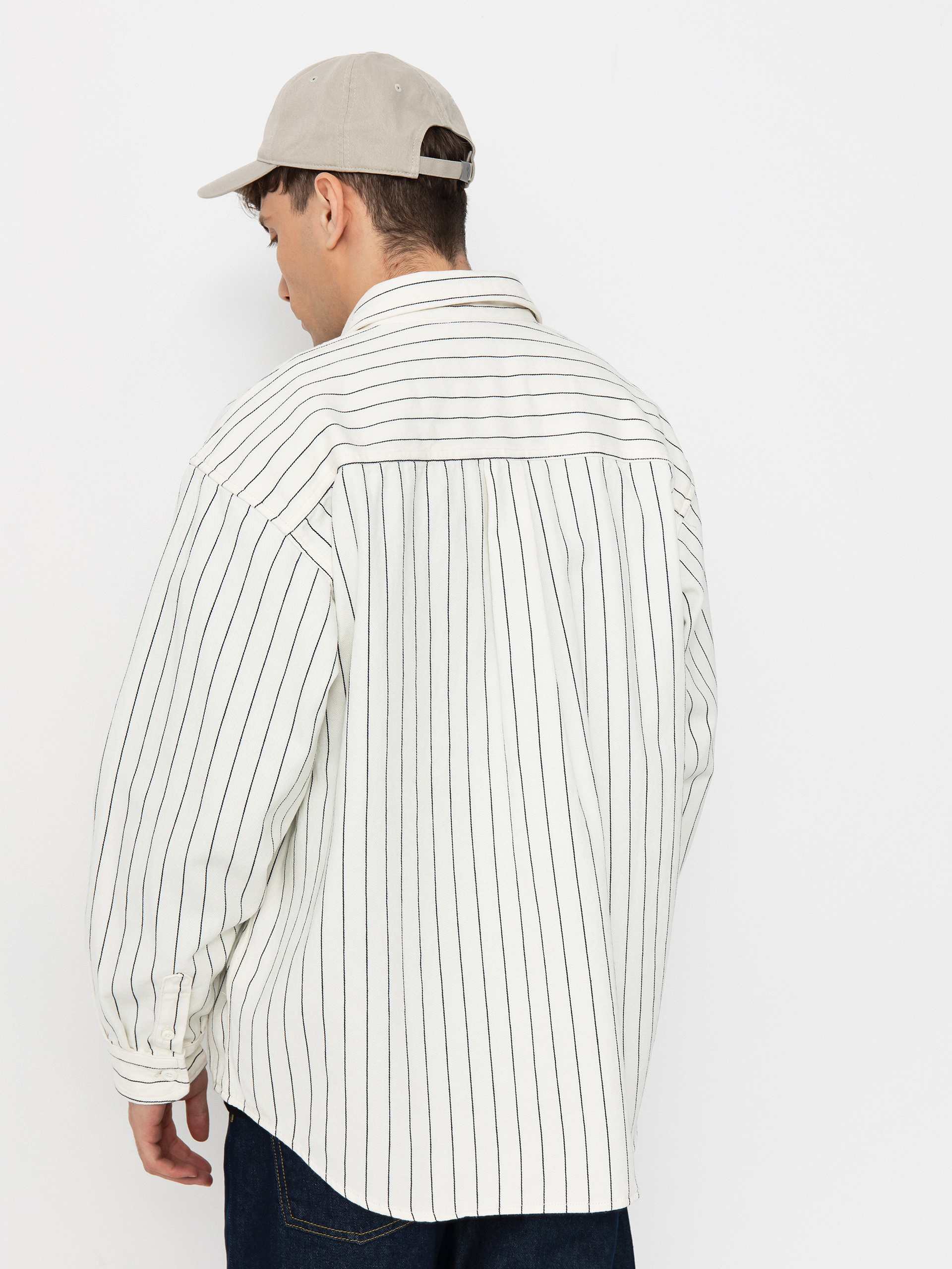 Cămașă Carhartt WIP Hendry (seaton stripe/wax/dark navy)