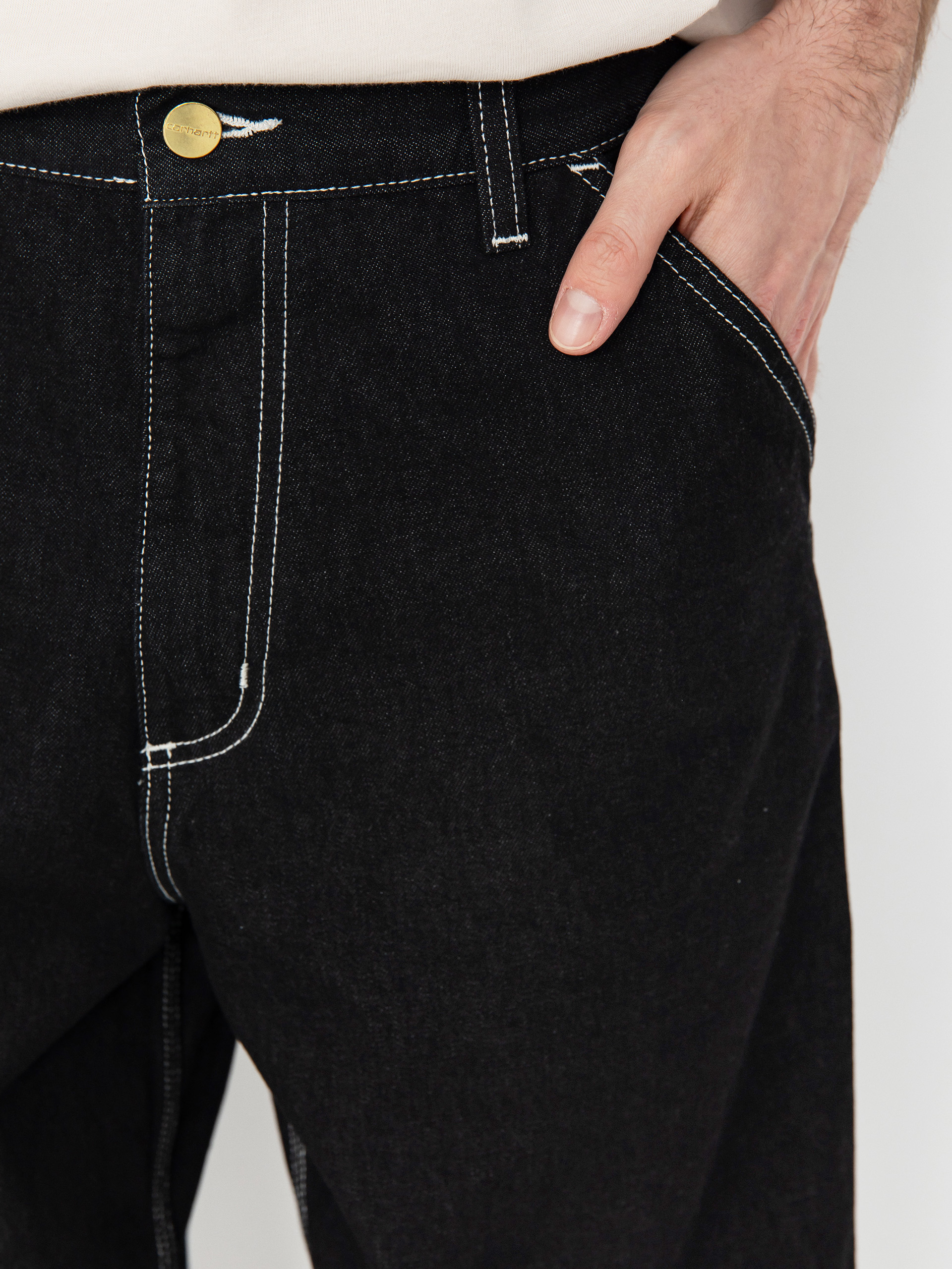 Pantaloni Carhartt WIP Single Knee (black)