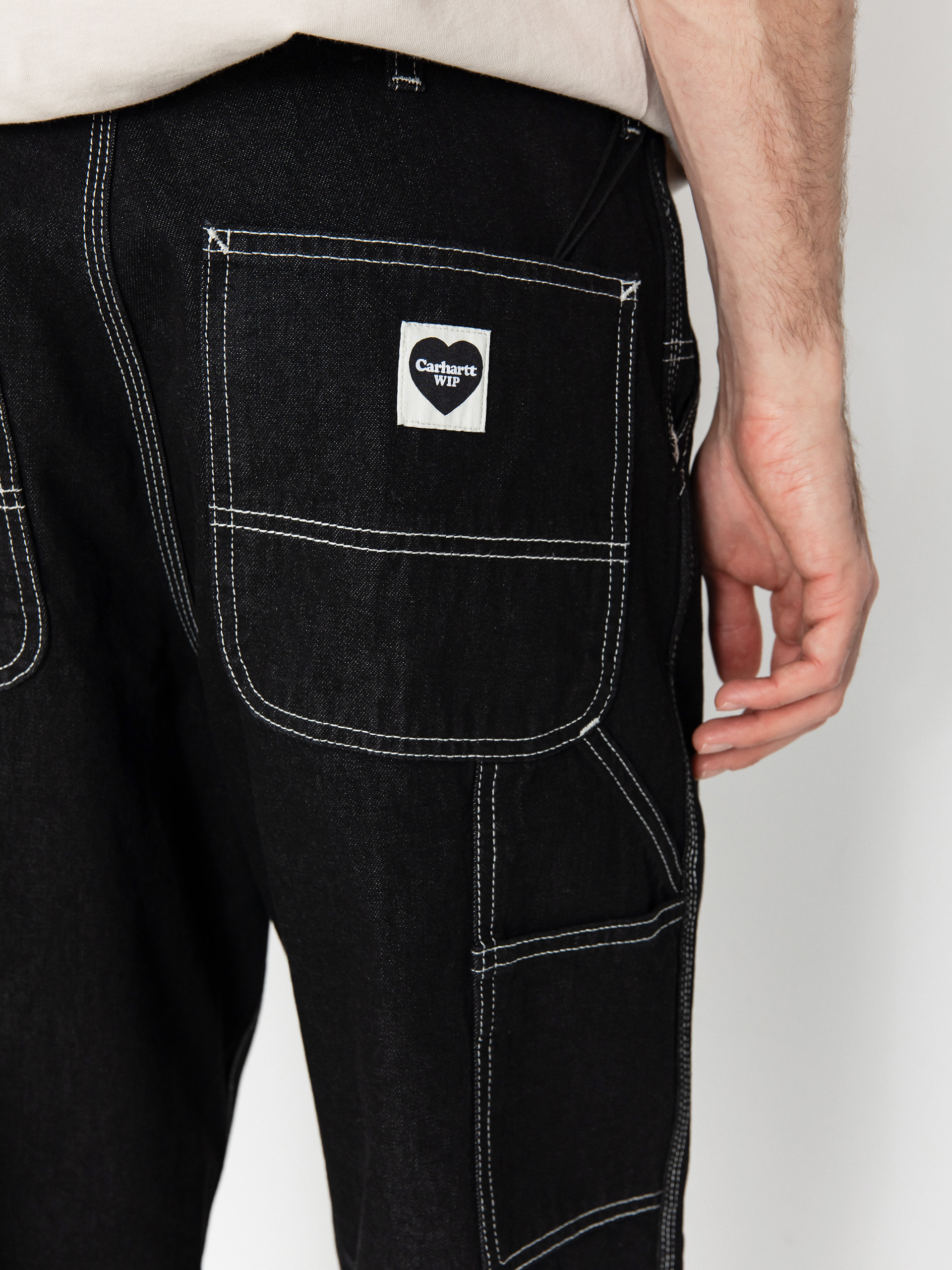 Pantaloni Carhartt WIP Single Knee (black)