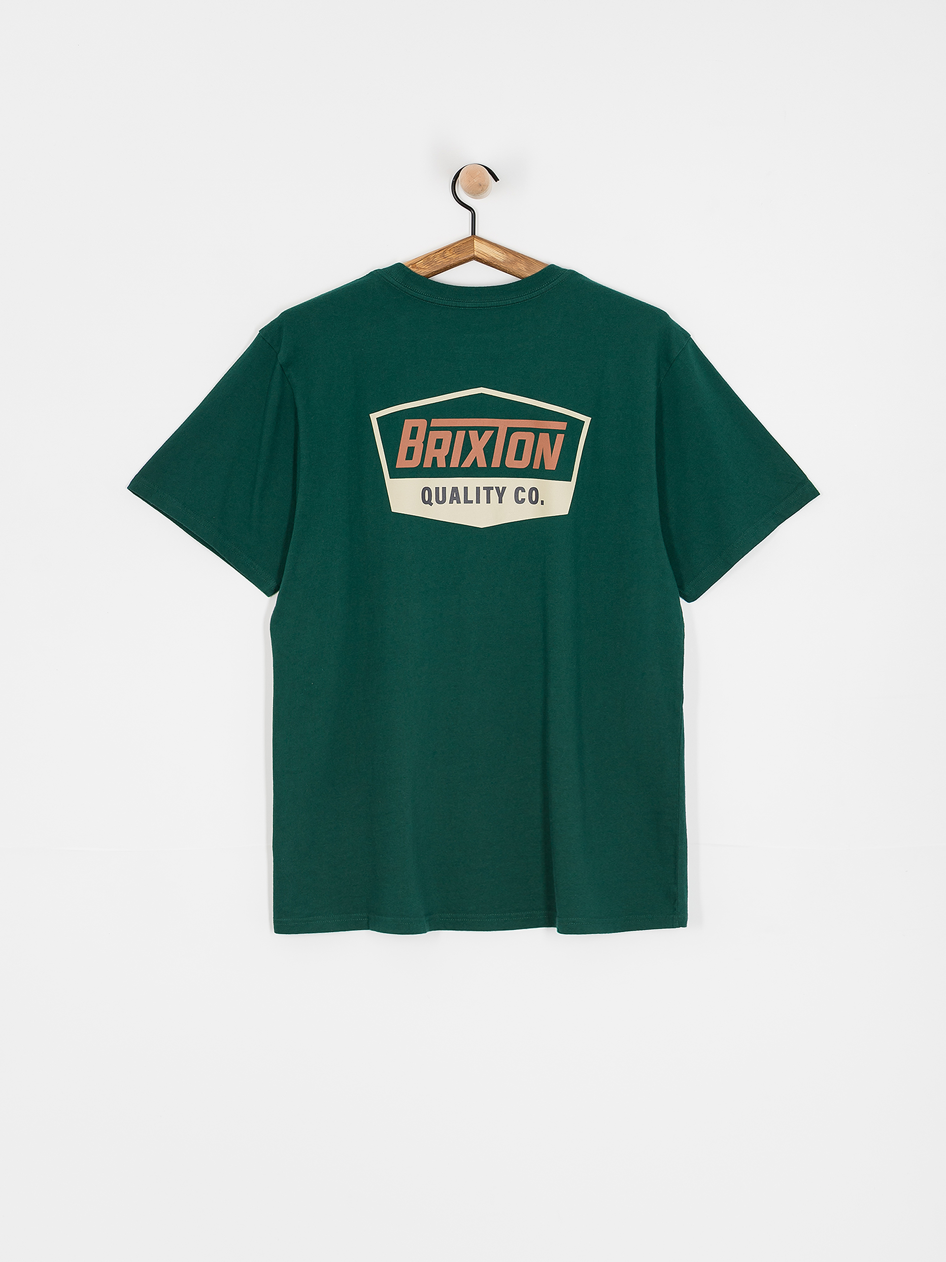 Tricou Brixton Regal Stt (deep emerald/rust/sand)