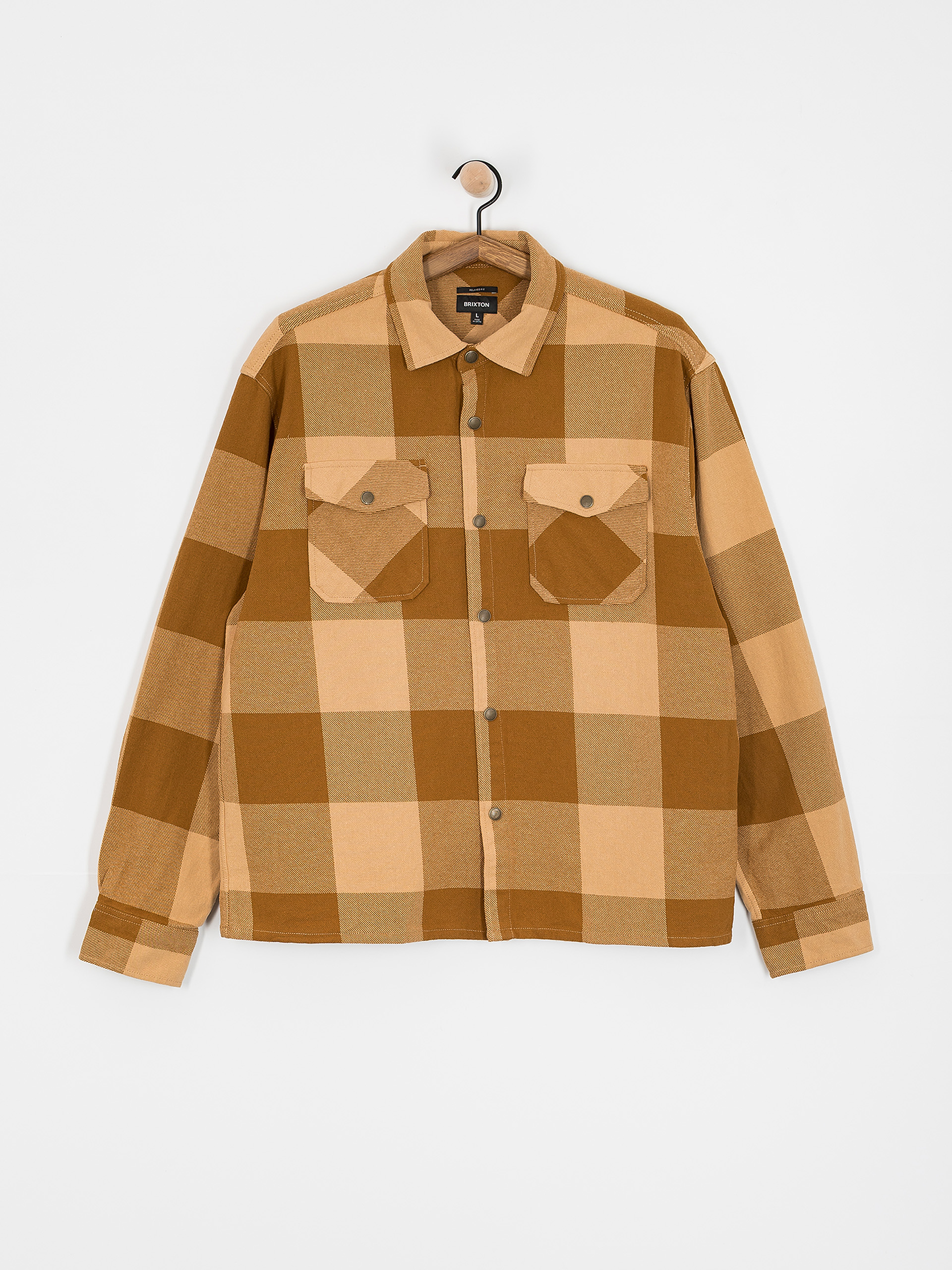 Cămașă Brixton Selden Flannel (washed copper/curry buffalo)