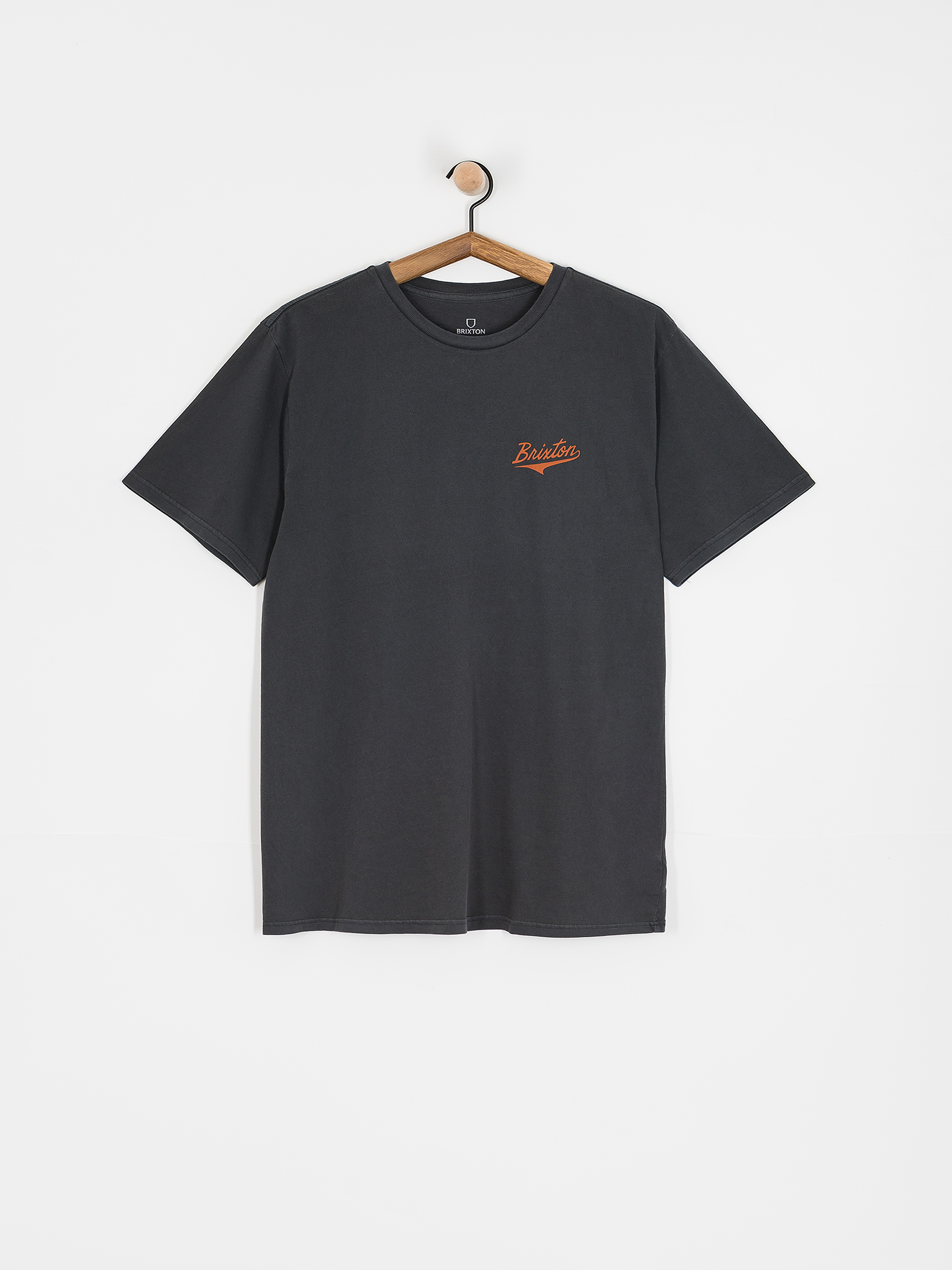 Tricou Brixton The League Stt (black worn wash)