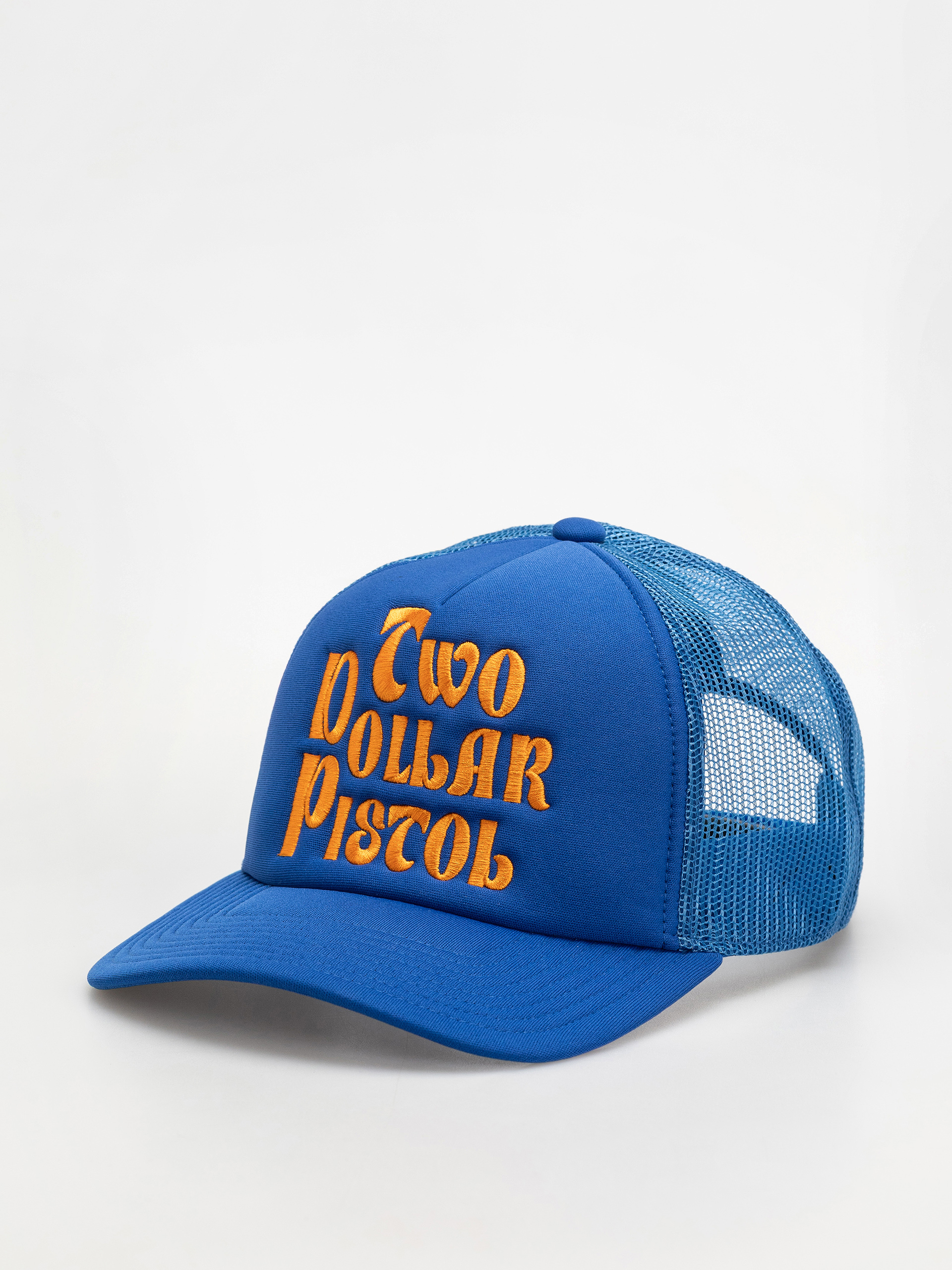 Șapcă Brixton Two Dollar Pistol Hp Trucker Wmn (electric blue/electric blue)