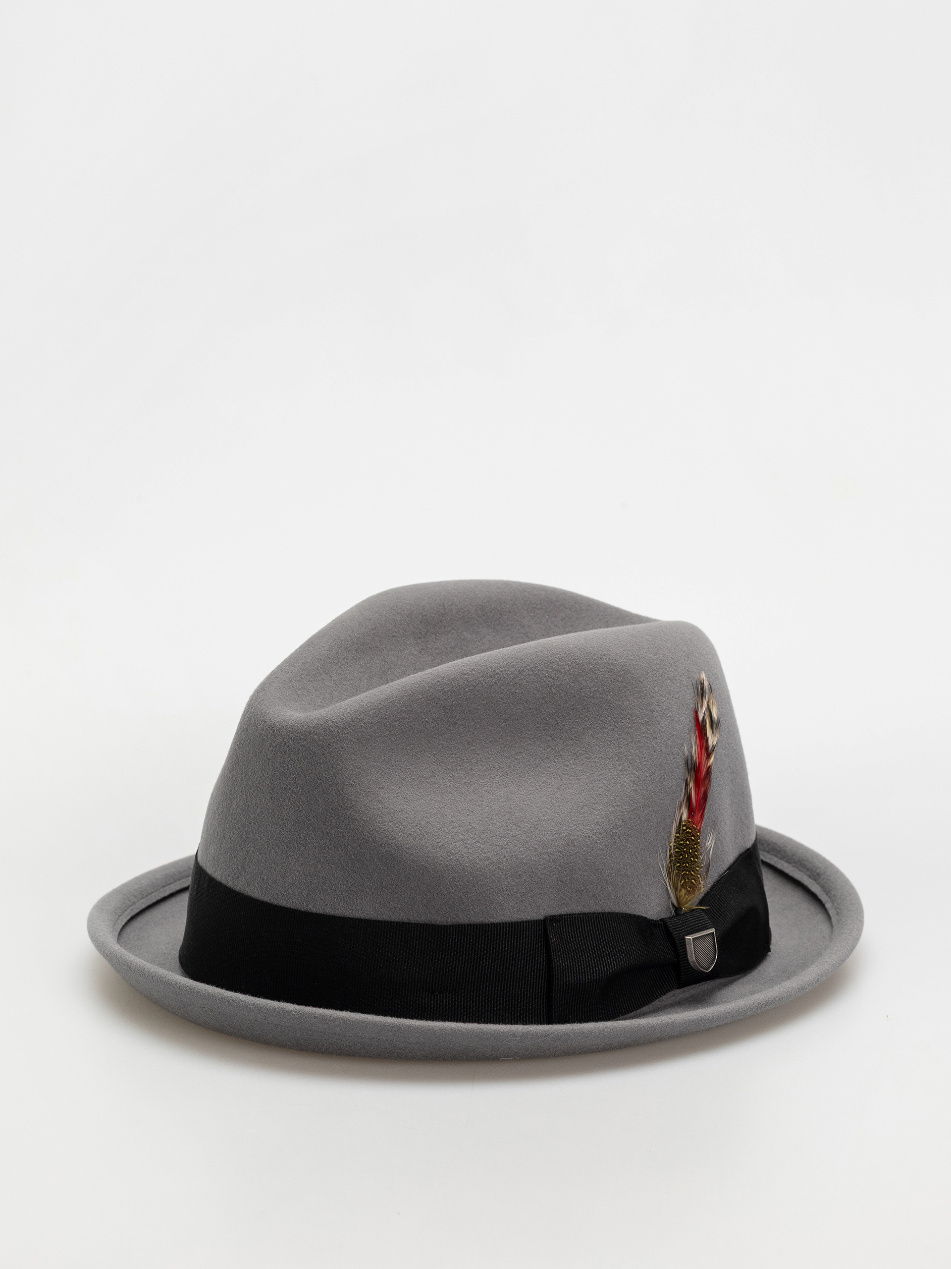 Pălărie Brixton Gain Fedora (grey/black)