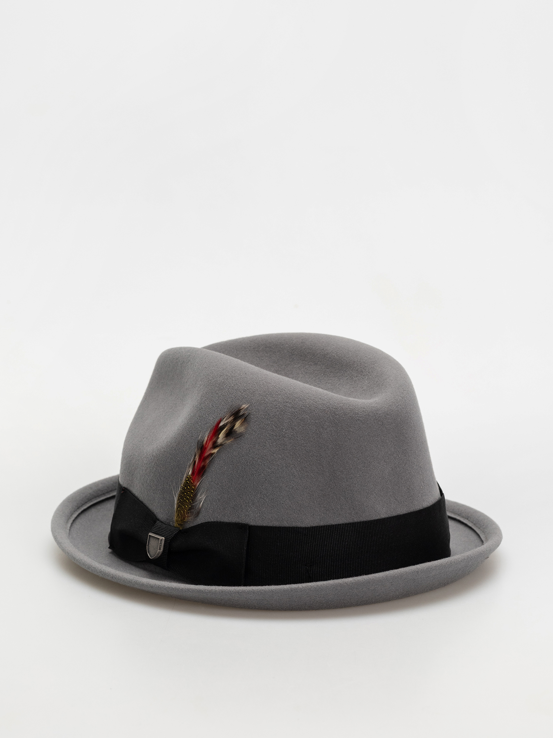 Pălărie Brixton Gain Fedora (grey/black)