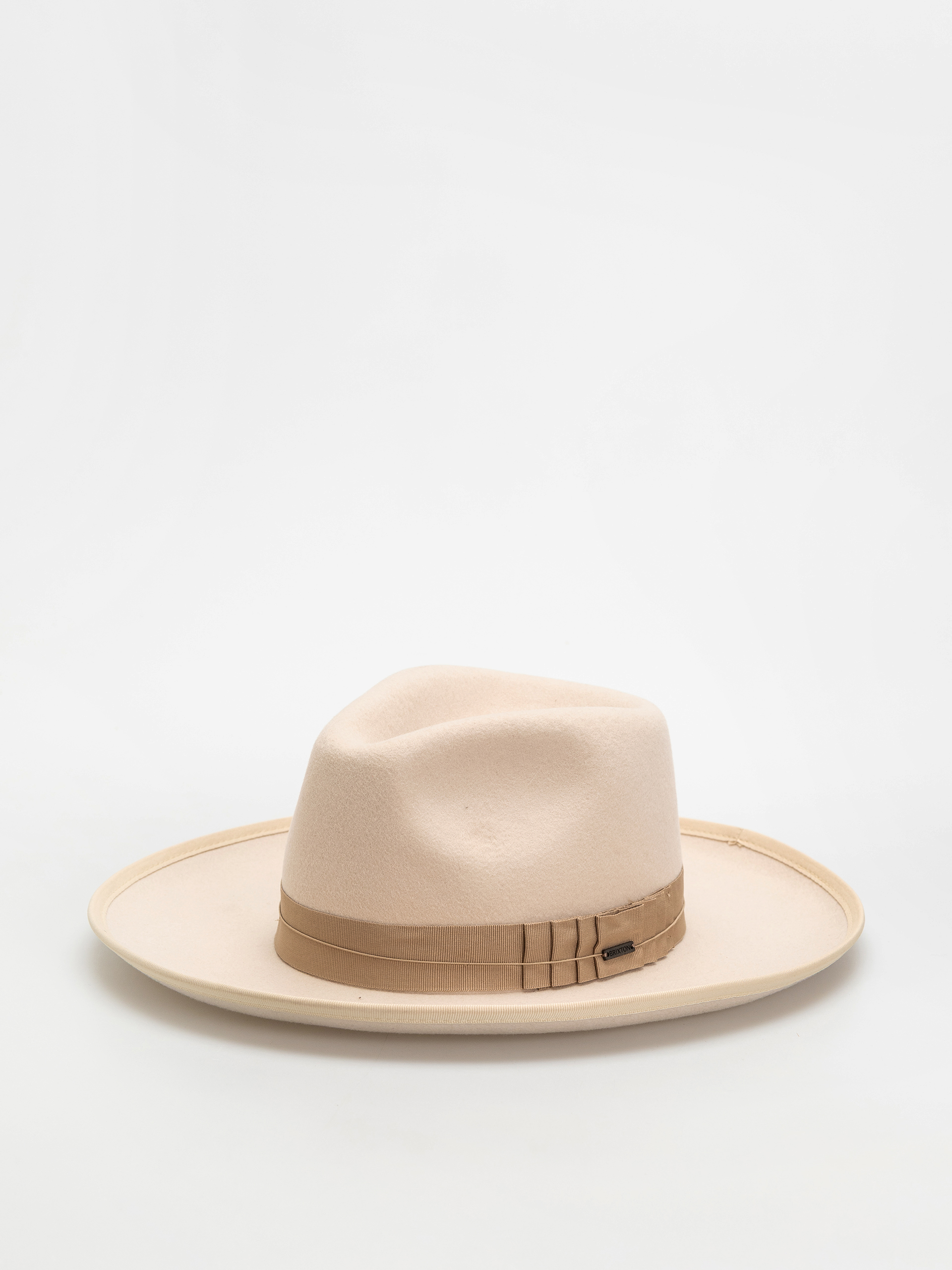 Pălărie Brixton Reno Fedora (bone/sand)