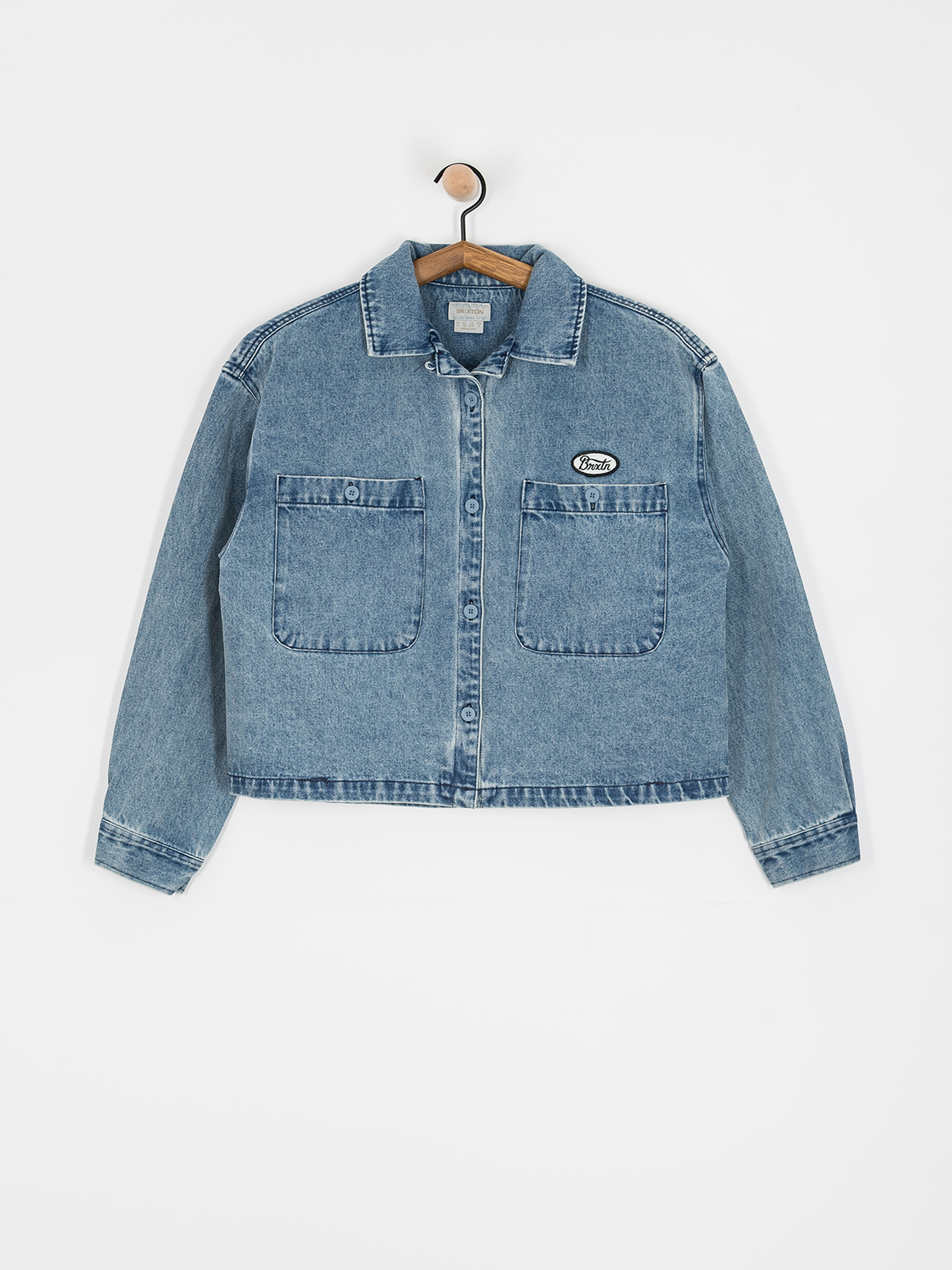 Cămașă Brixton Utopia Overshirt Wmn (lt denim)