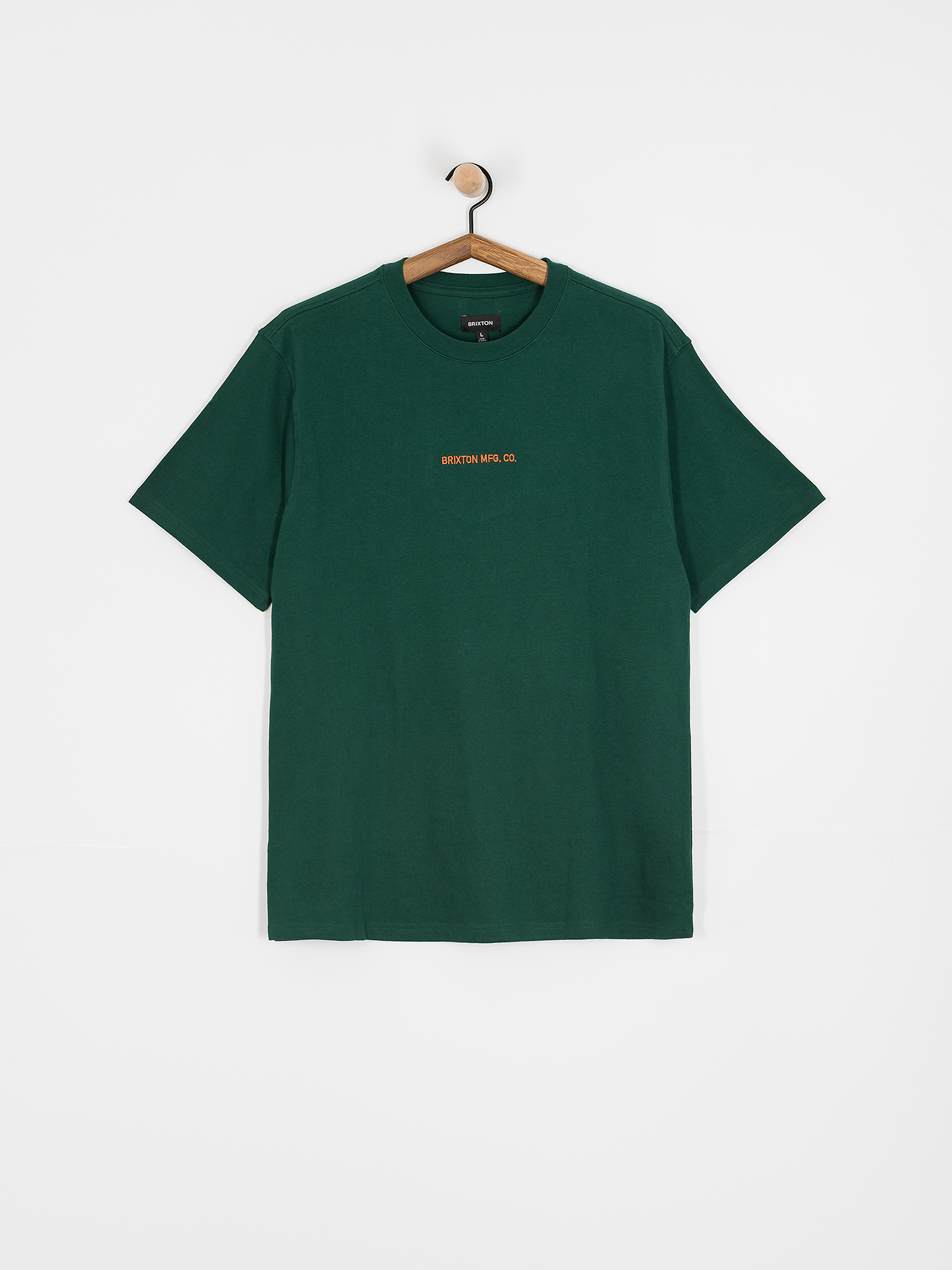 Tricou Brixton Qlty Emb Hw Stt (deep emerald classic wash)