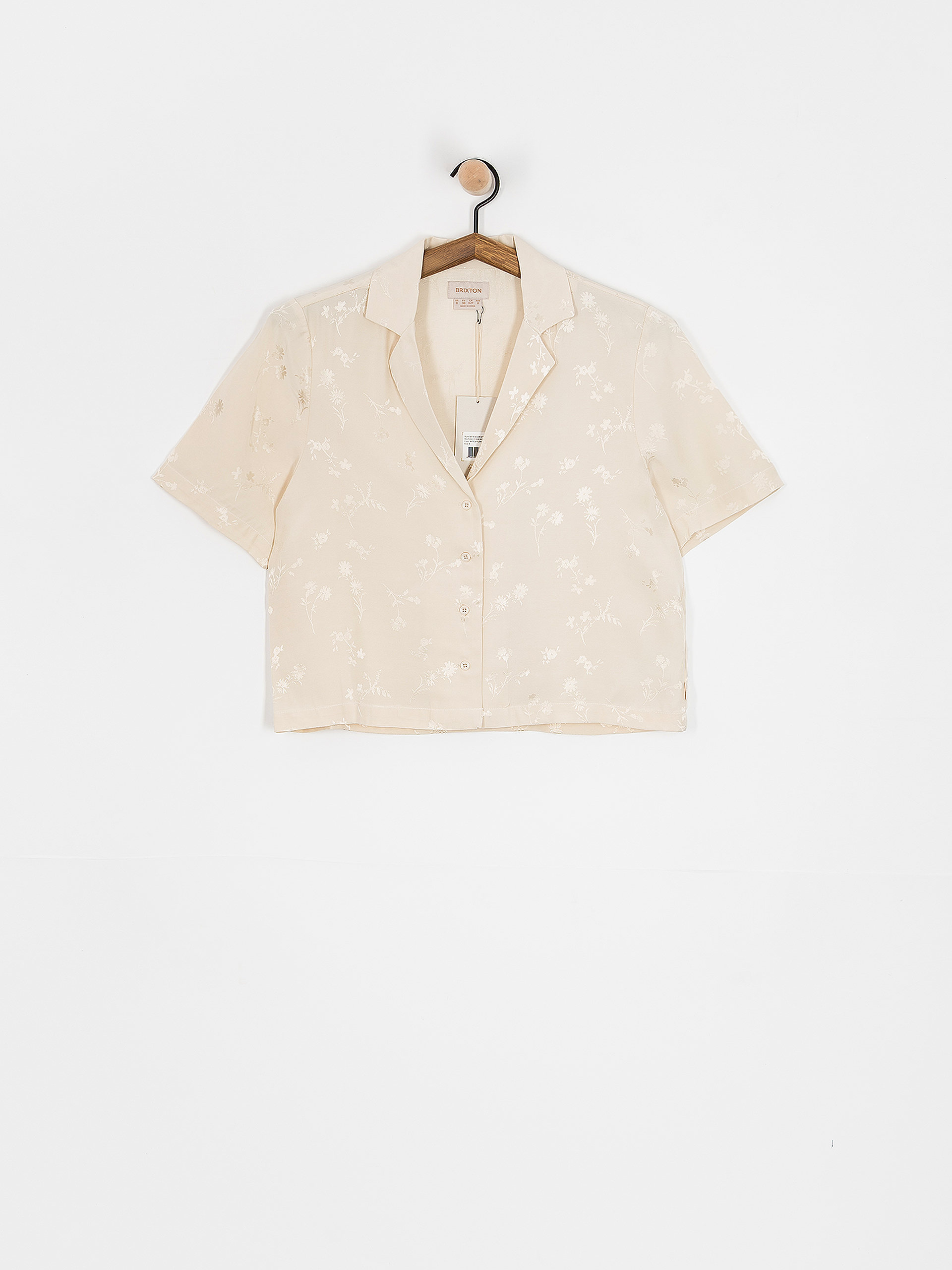 Cămașă Brixton Silky Jacquard Button Down Wmn (whitecap floral jacquard)