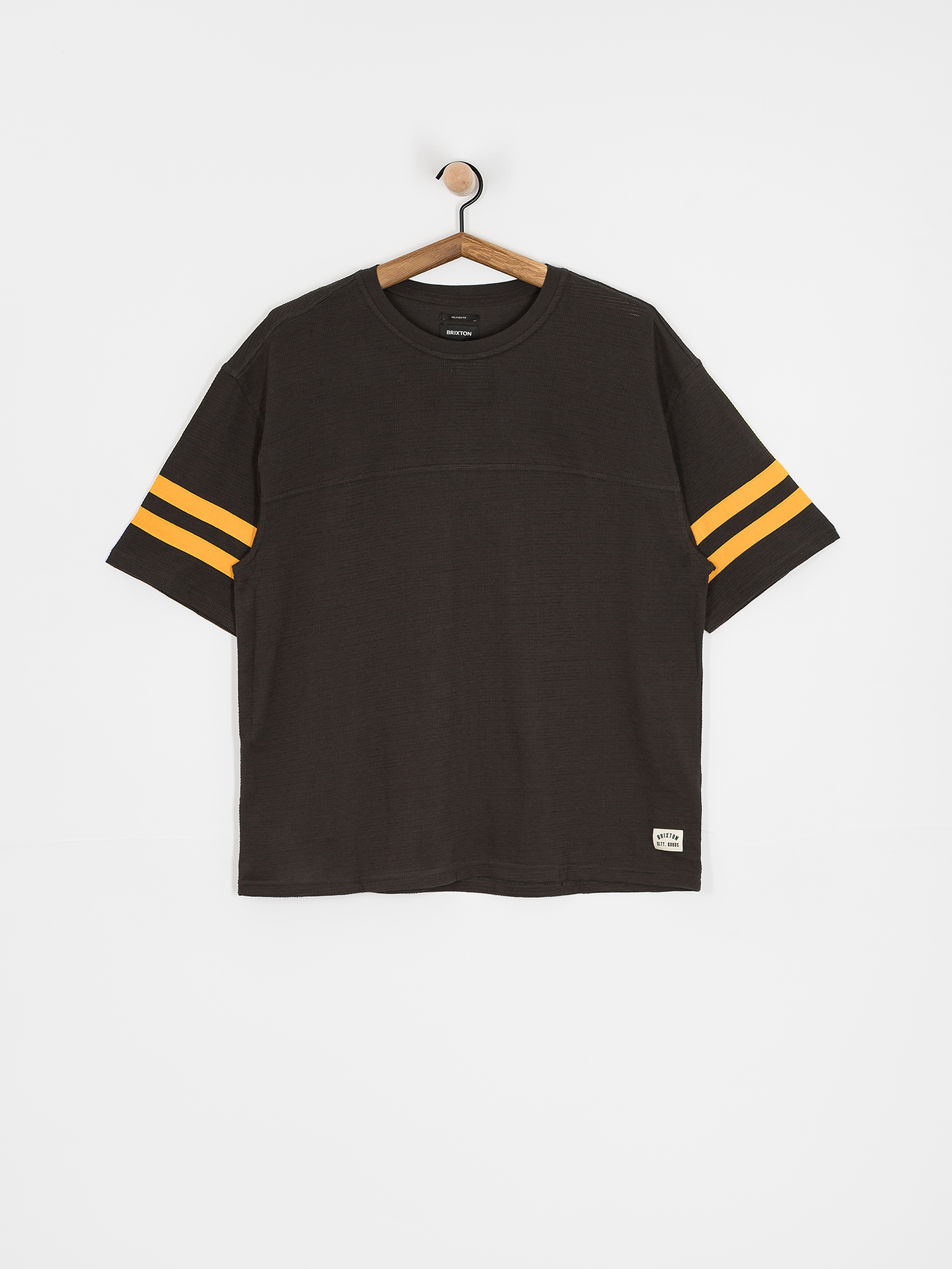 Tricou Brixton Vintage Football Mesh Jersey (washed black/ray flower)