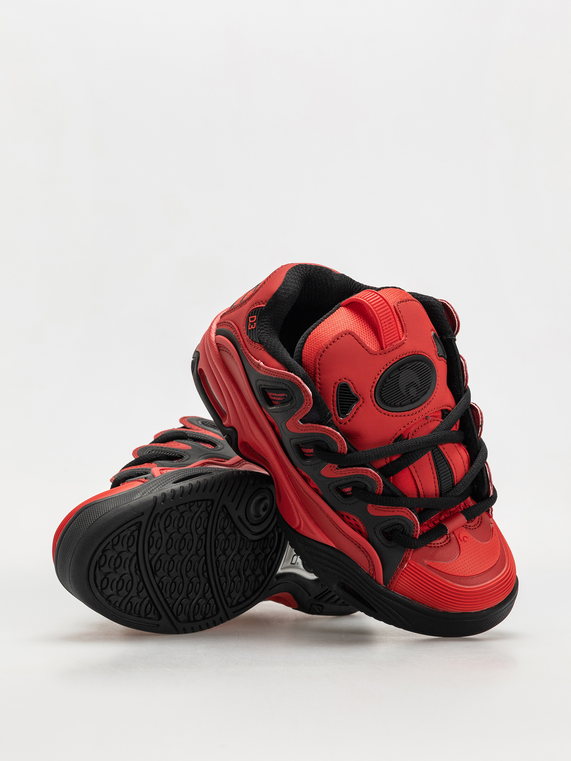 Pantofi Osiris D3 2001 (red/black/red)