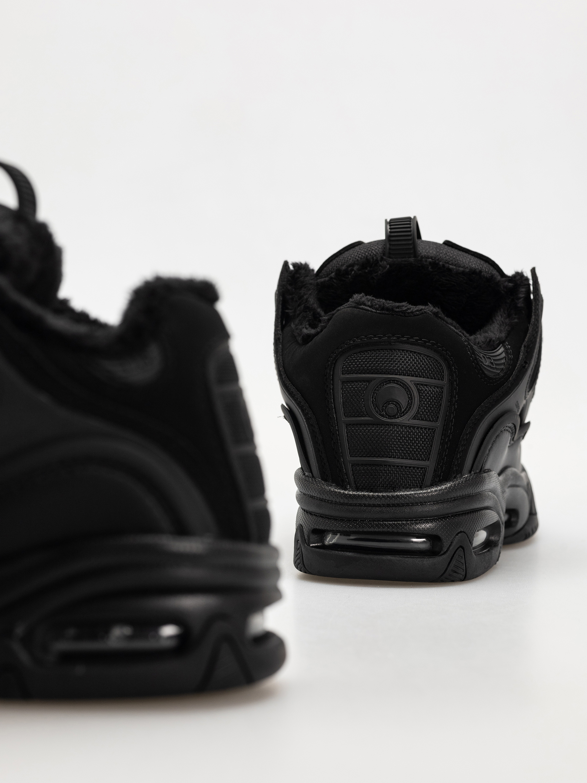 Pantofi Osiris D3 2001 (black/black/shearling)