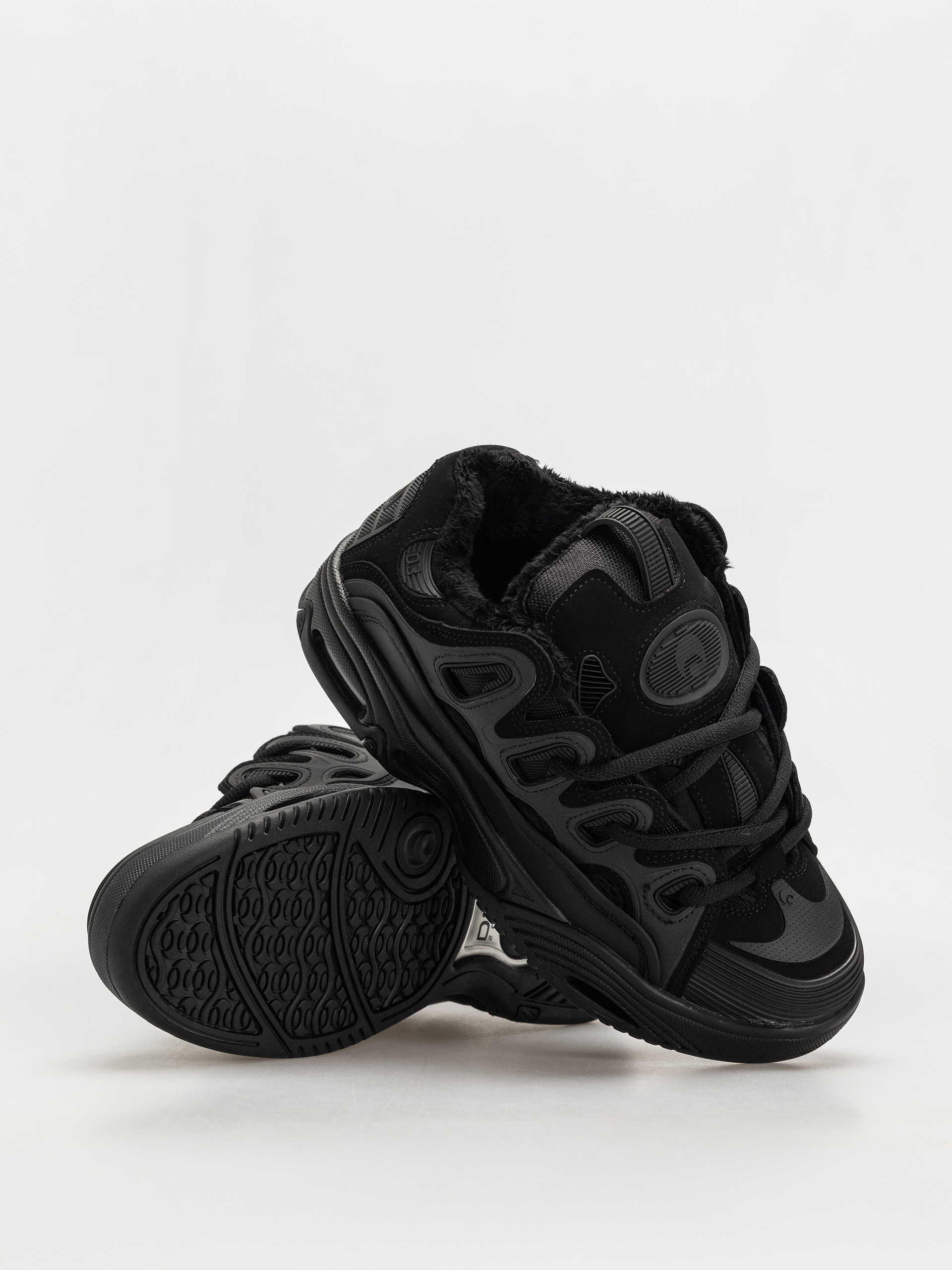 Pantofi Osiris D3 2001 (black/black/shearling)