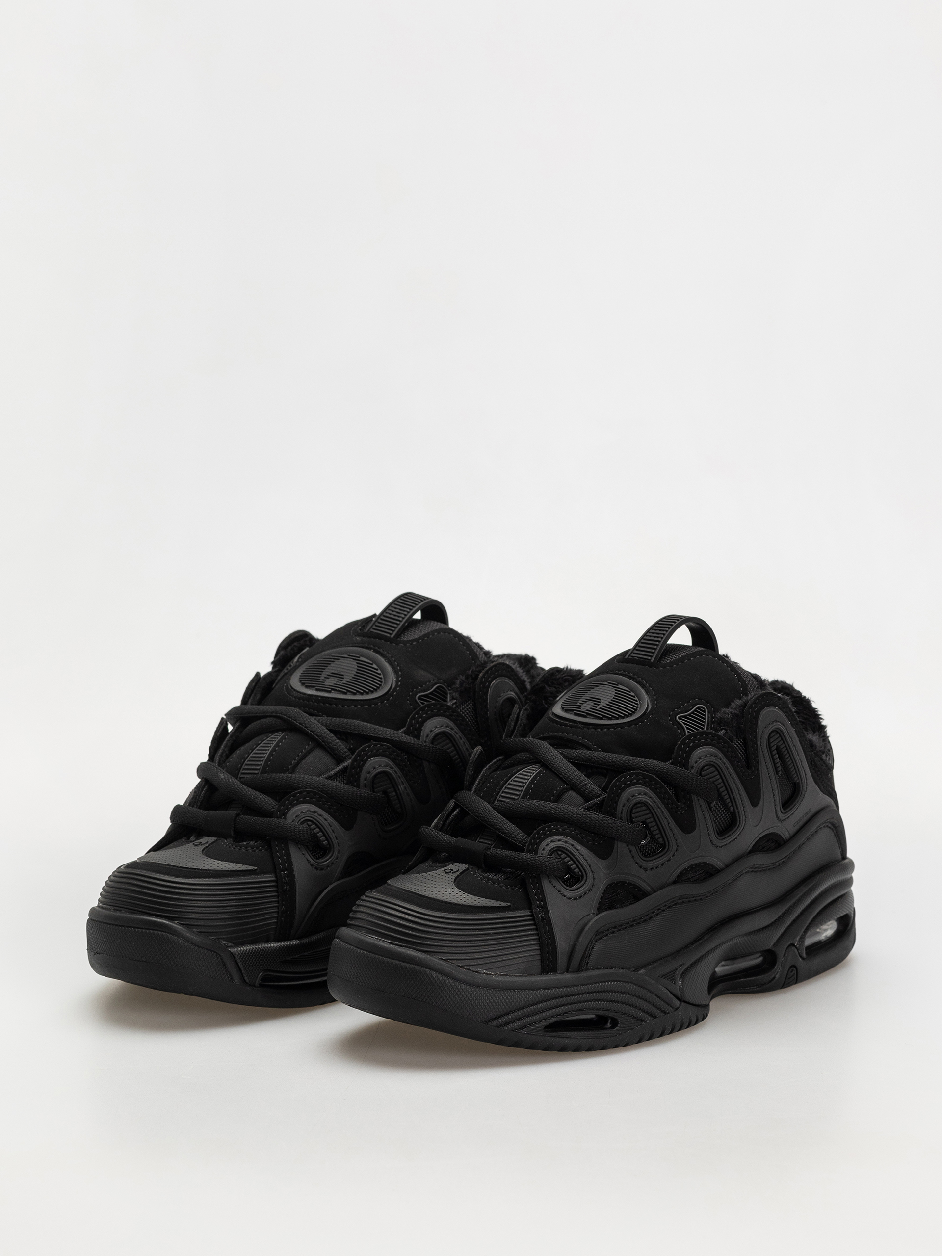 Pantofi Osiris D3 2001 (black/black/shearling)